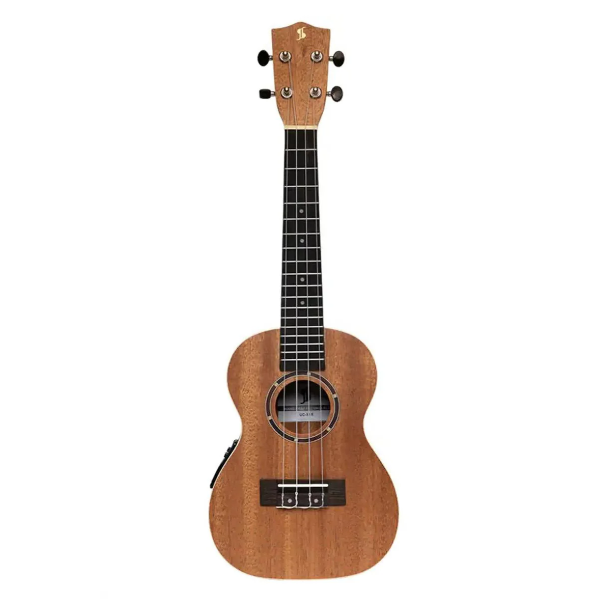Stagg UC-30-E Sapele Acoustic-Electric Concert Ukulele w/ EQ - Image 5