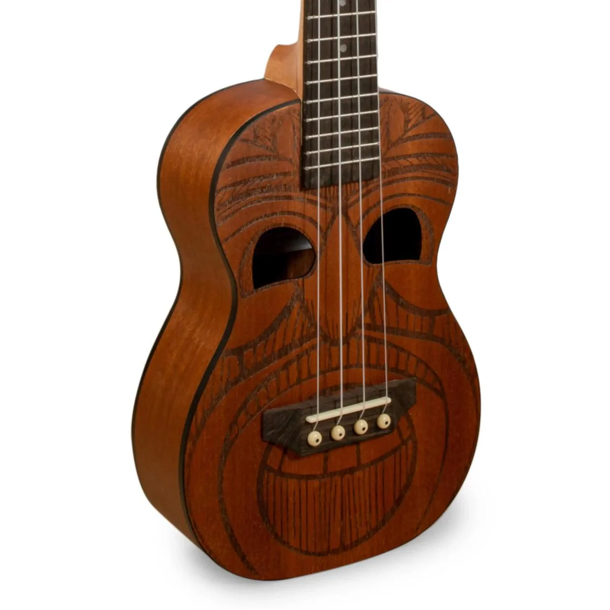 Stagg UC Tiki Maio Concert Ukulele "Lemonhead" - Image 4