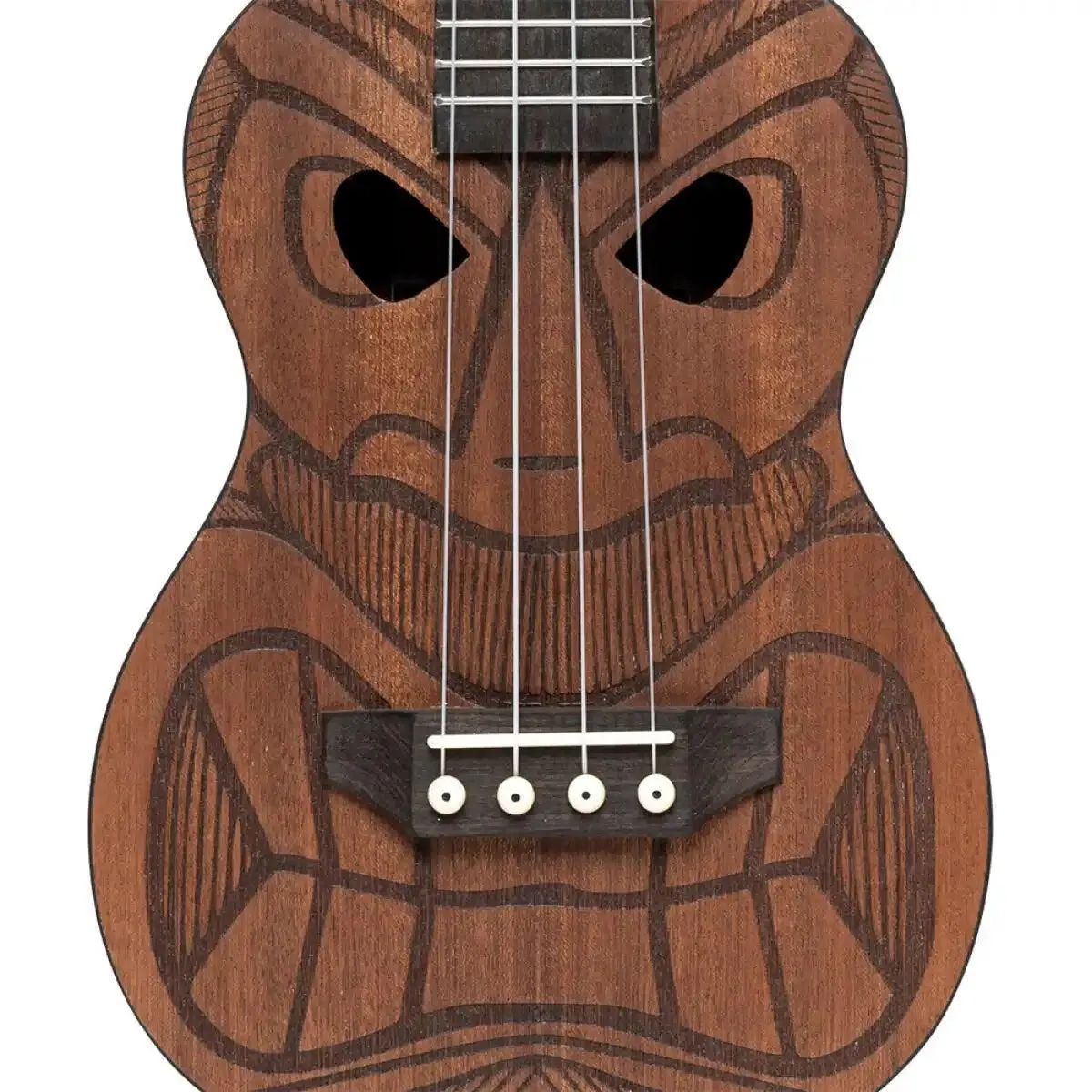 Stagg UC-TIKI-MENA Sapele Tiki Series Concert Ukulele - Image 4