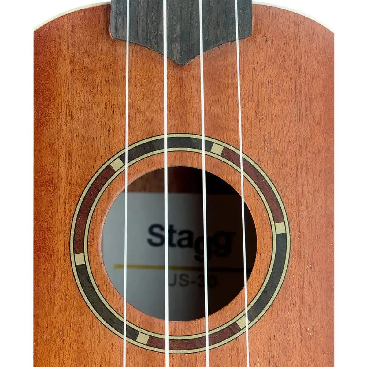 Stagg US-30 Sapele Soprano Ukulele - Image 5