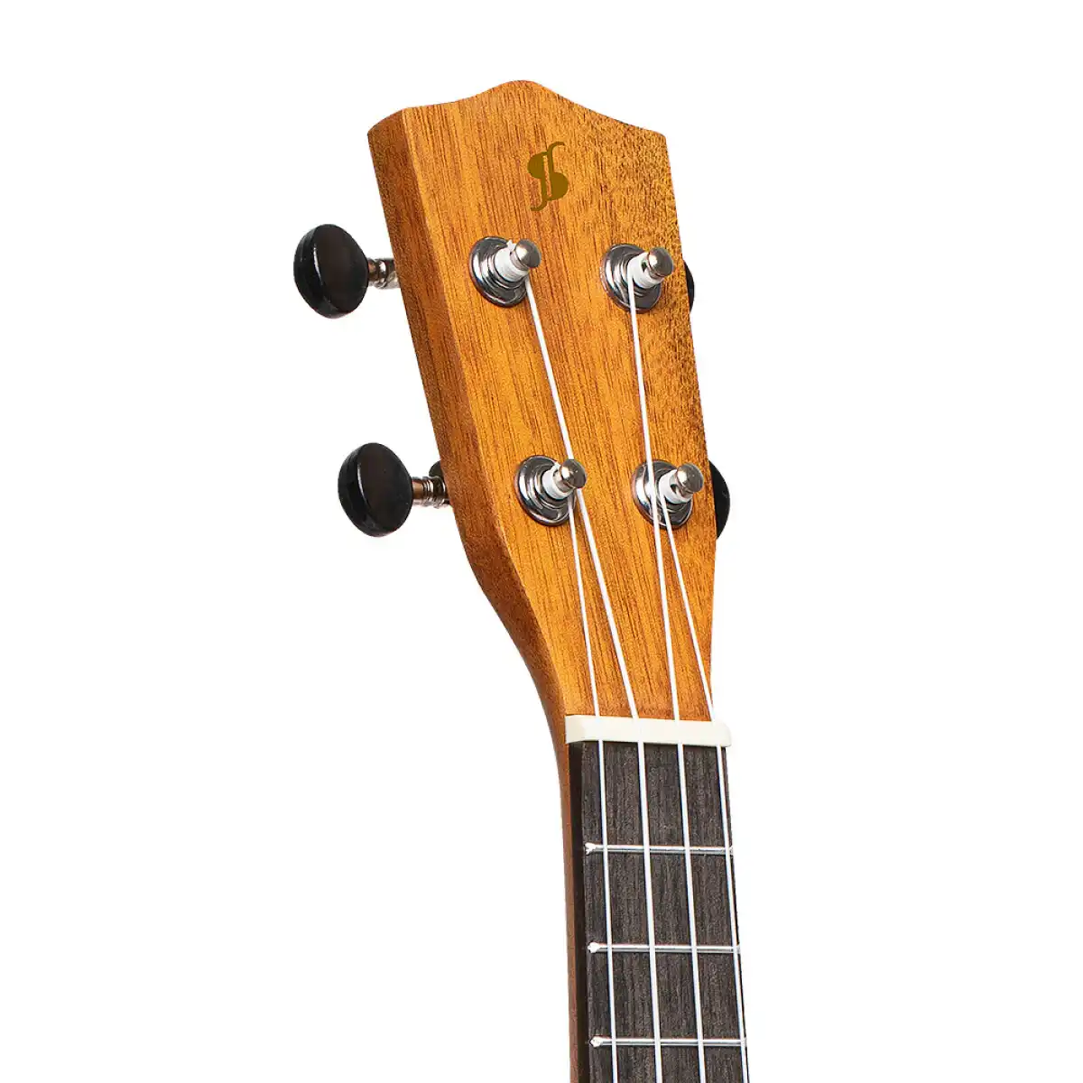 Stagg US-TIKI-OH Sapele Tiki Series Soprano Ukulele - Image 5