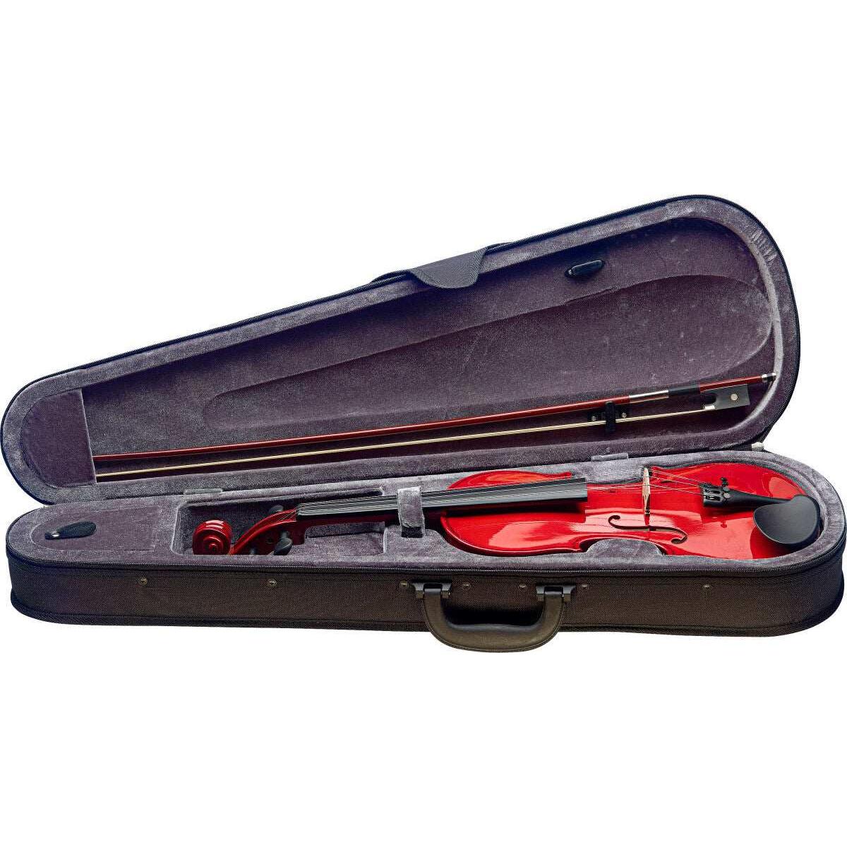 Stagg VN-4/4-TR Red Solid Spruce & Maple 4/4 Violin - Image 3