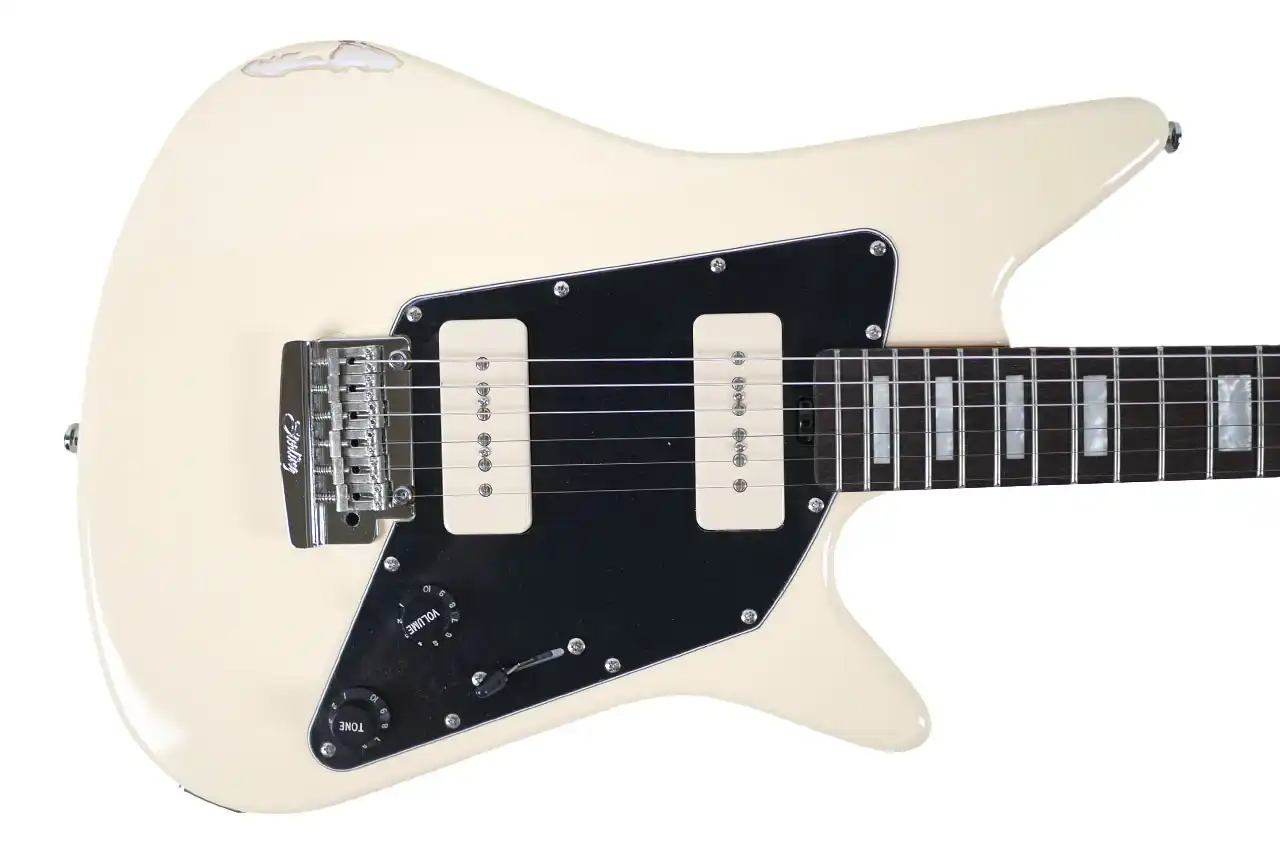 Sterling by Music Man 2023 Albert Lee Vintage Cream Electric Guitar - Discounted