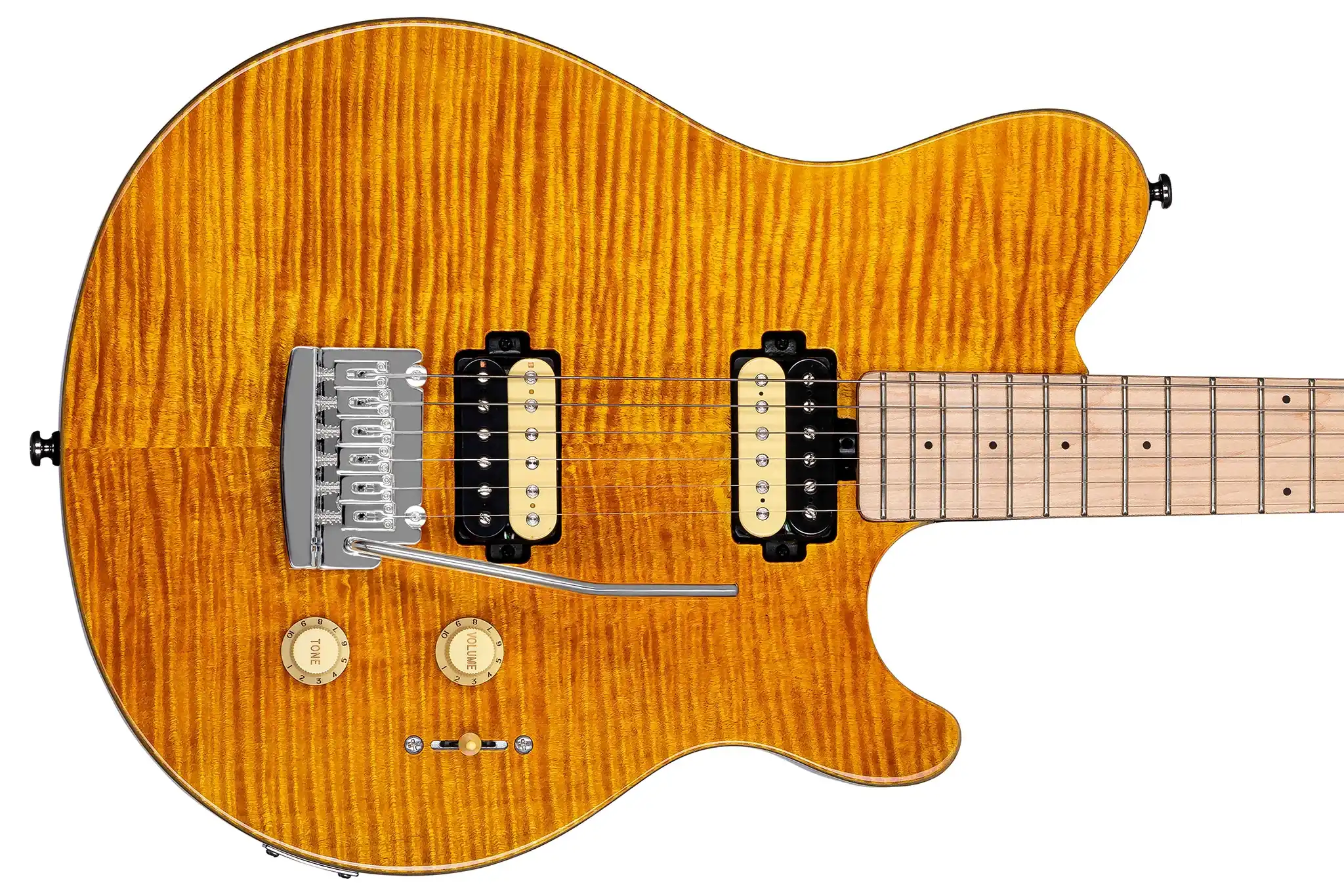 Sterling Music Man AXIS Flamed Maple Electric Guitar "Wolfie" - Open Box