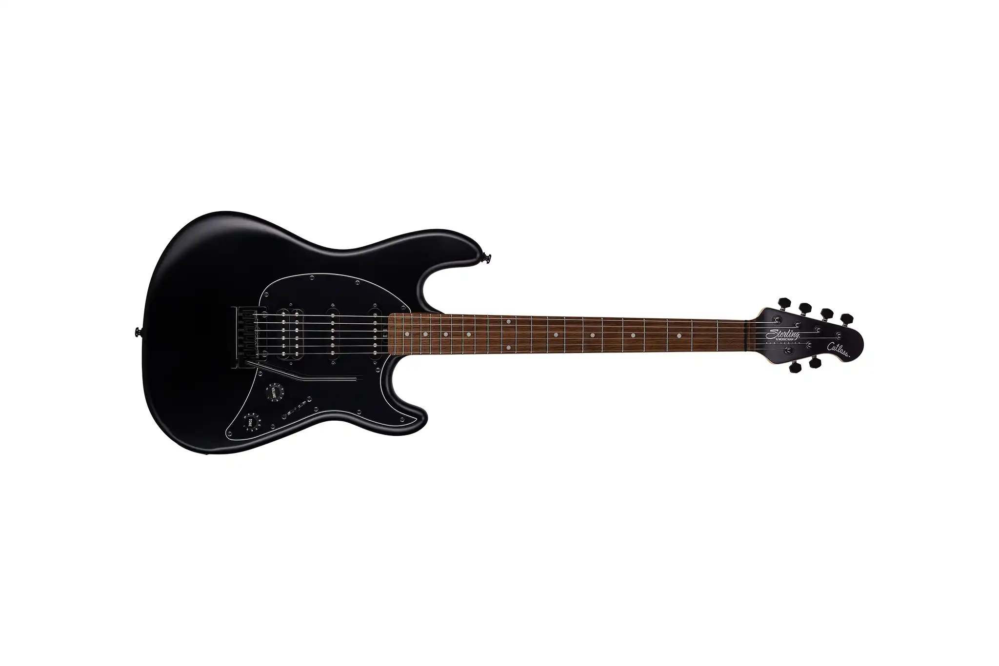 Sterling Music Man CT30HSS Cutlass Stealth Black Electric Guitar "ZAPPA" - Open Box - Image 3