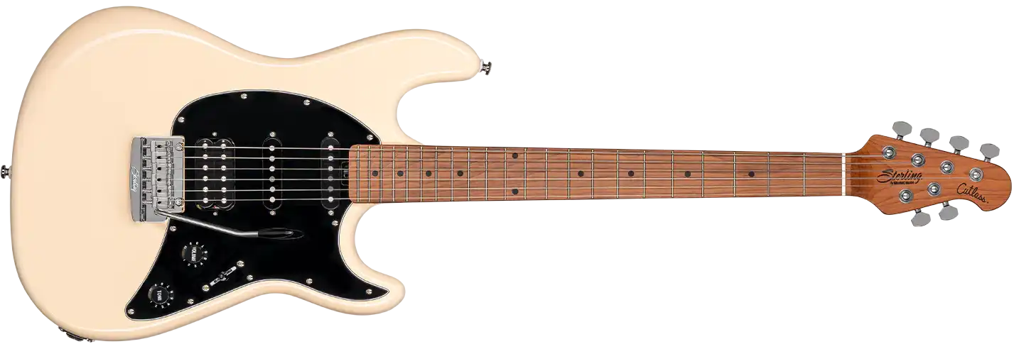 Sterling Music Man CT50HSS Cutlass Vintage Cream Electric Guitar "Slowhand" - Open Box - Image 3