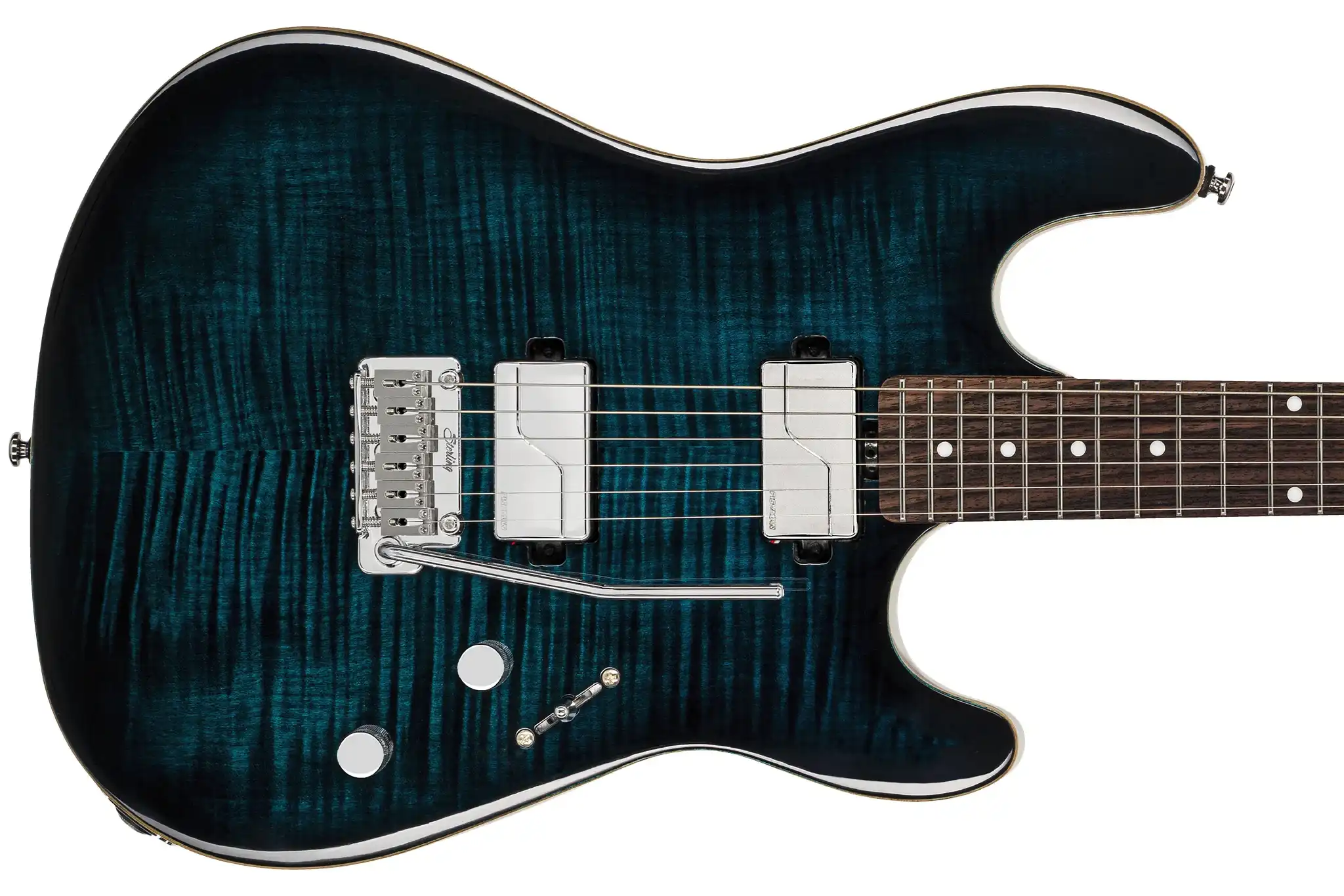 Sterling By Music Man Sabre Dark Blue Burst Electric Guitar - Open Box