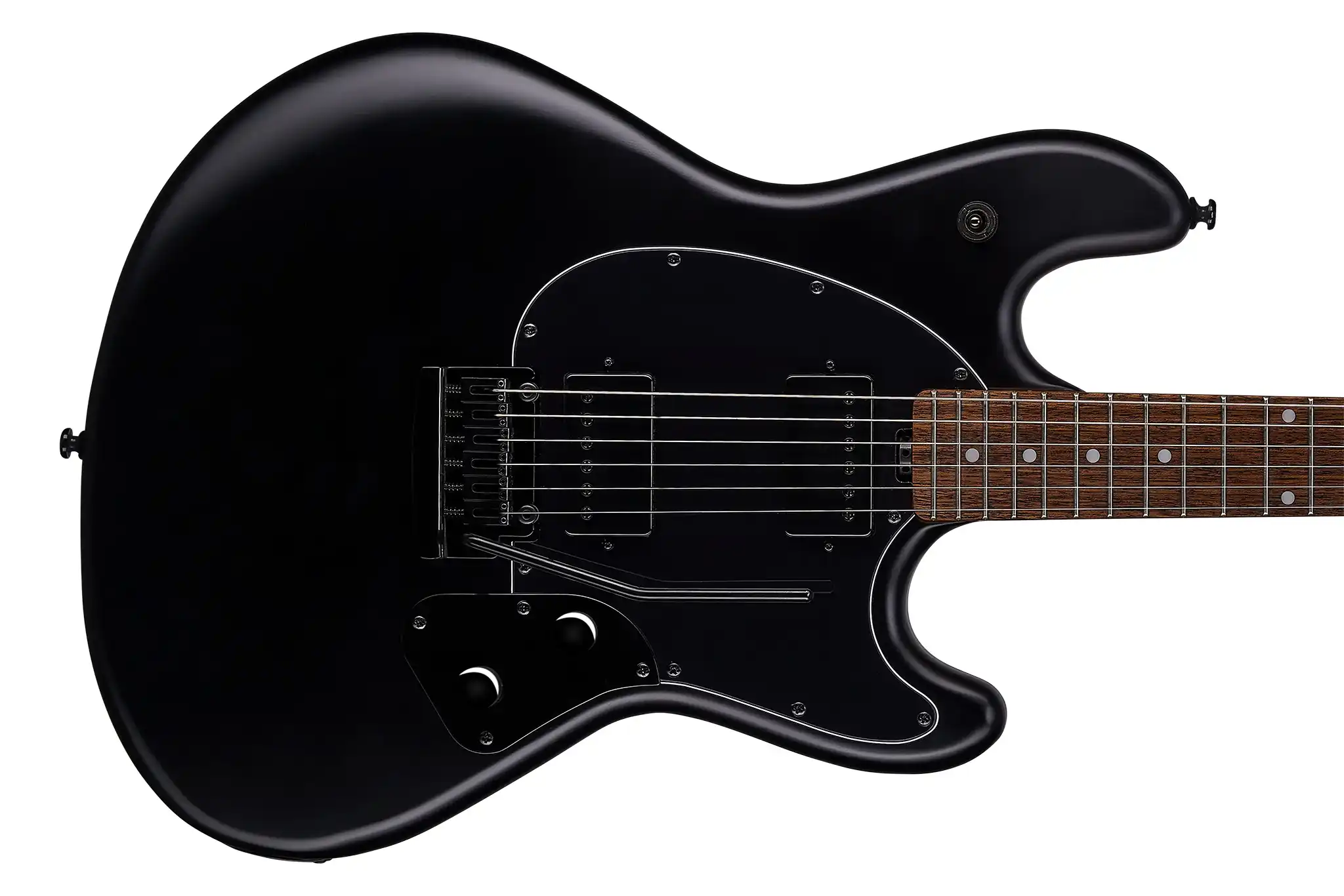 Sterling Music Man SR30 Stingray Stealth Black Electric Guitar "MERCURY" - Open Box