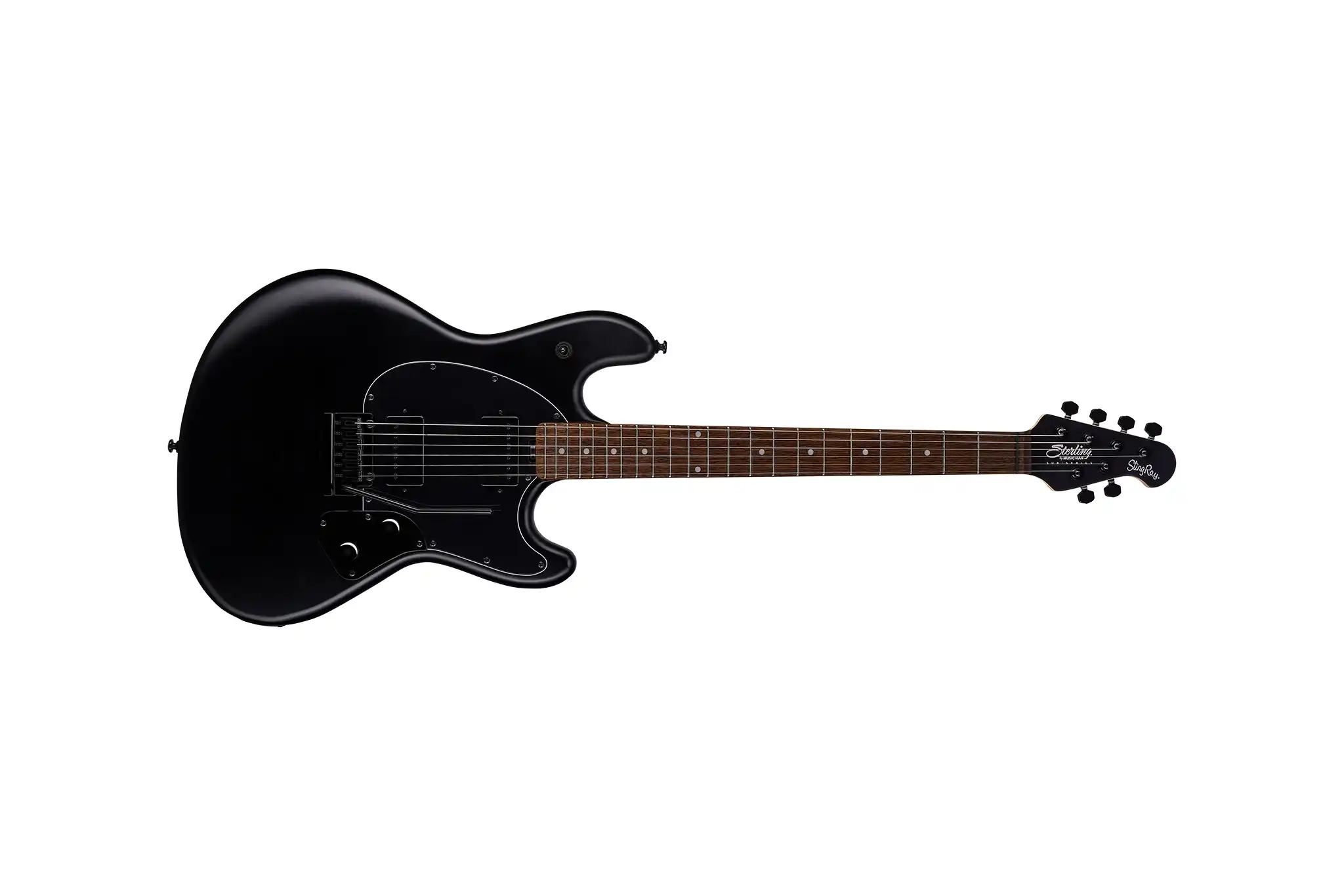 Sterling Music Man SR30 Stingray Stealth Black Electric Guitar "MERCURY" - Open Box - Image 3
