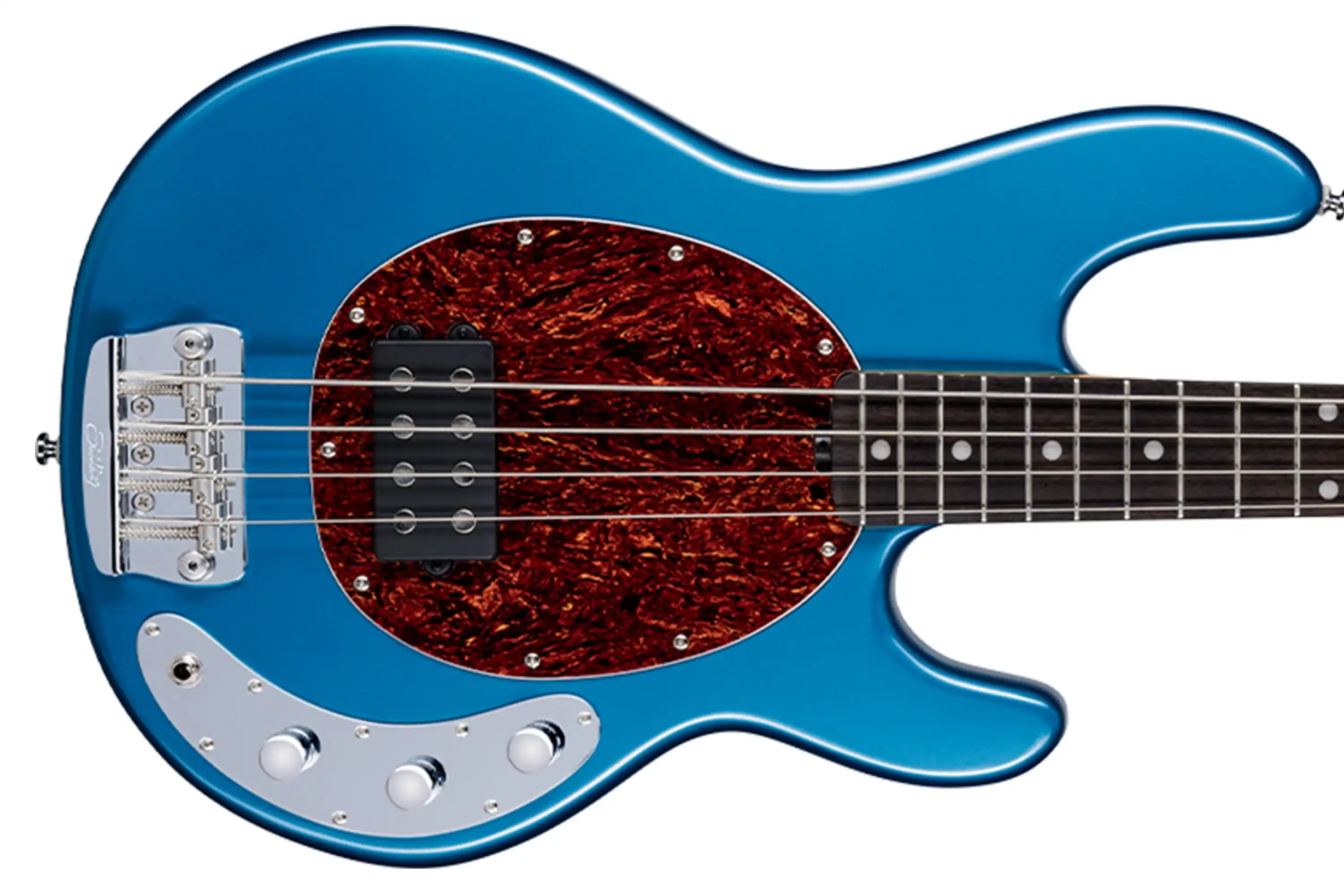Sterling Music Man StingRay Ray24CA Toluca Lake Blue Electric Bass