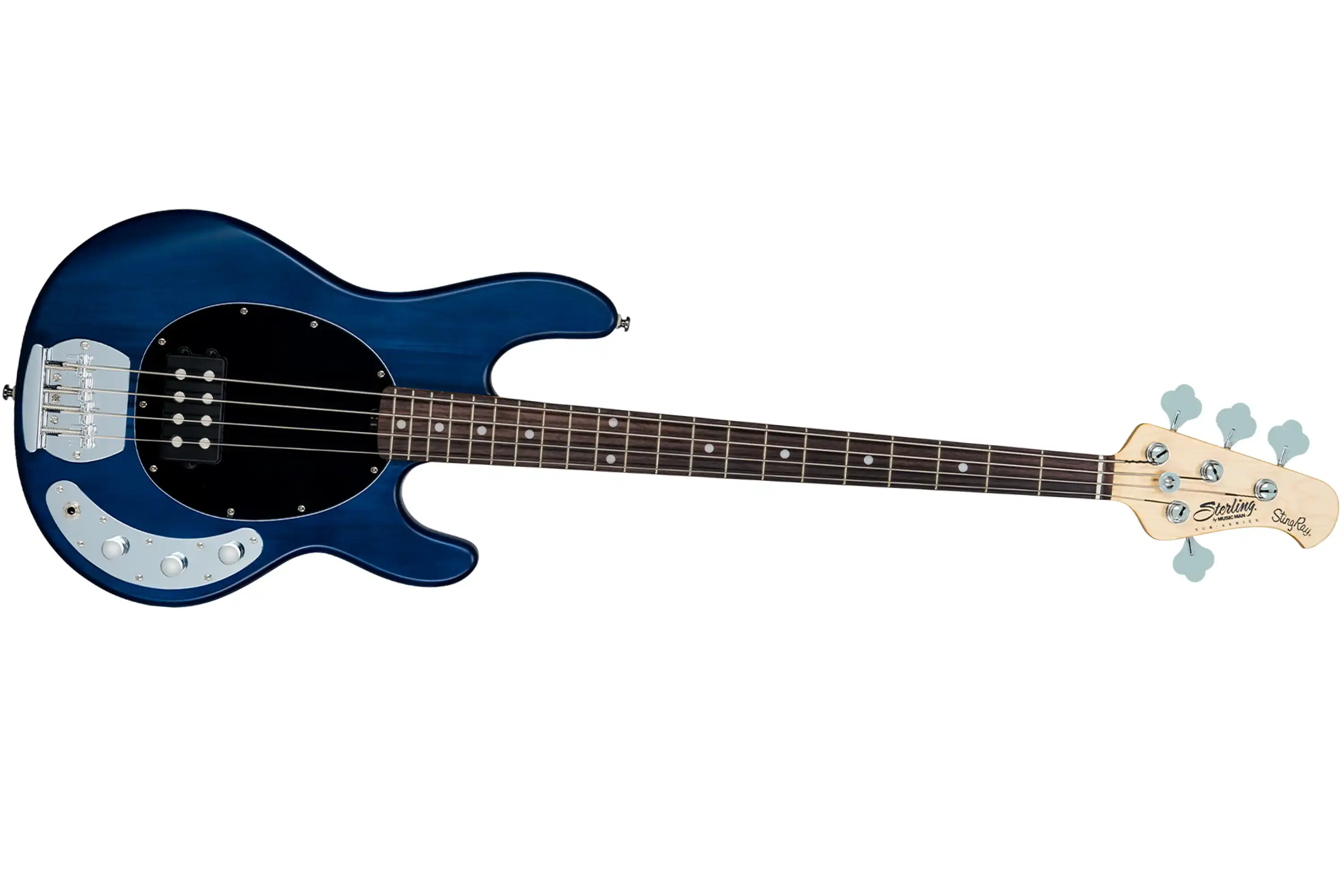 Sterling Music Man StingRay Ray4 Blue Electric Bass "AZURE - Image 3