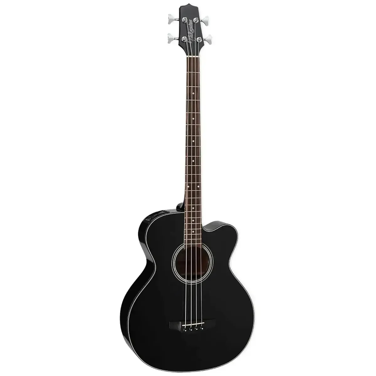 Takamine GB30CE-BLK Acoustic-Electric Bass - Black - Image 3