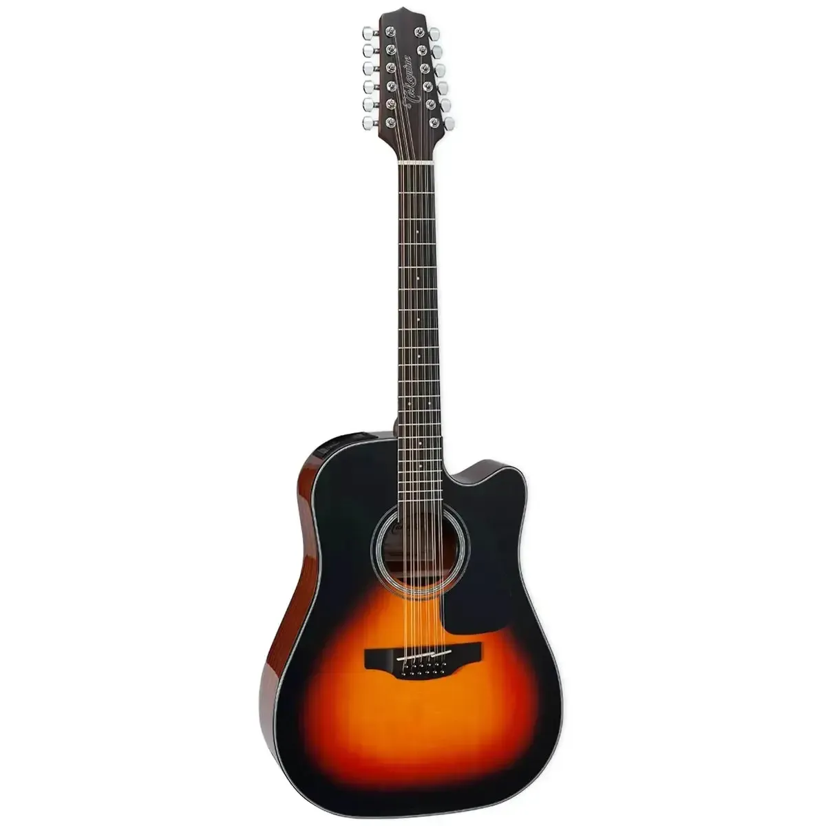 Takamine GD30CE-12 BSB 12-String Acoustic Electric Guitar - Brown Sunburst - Image 2