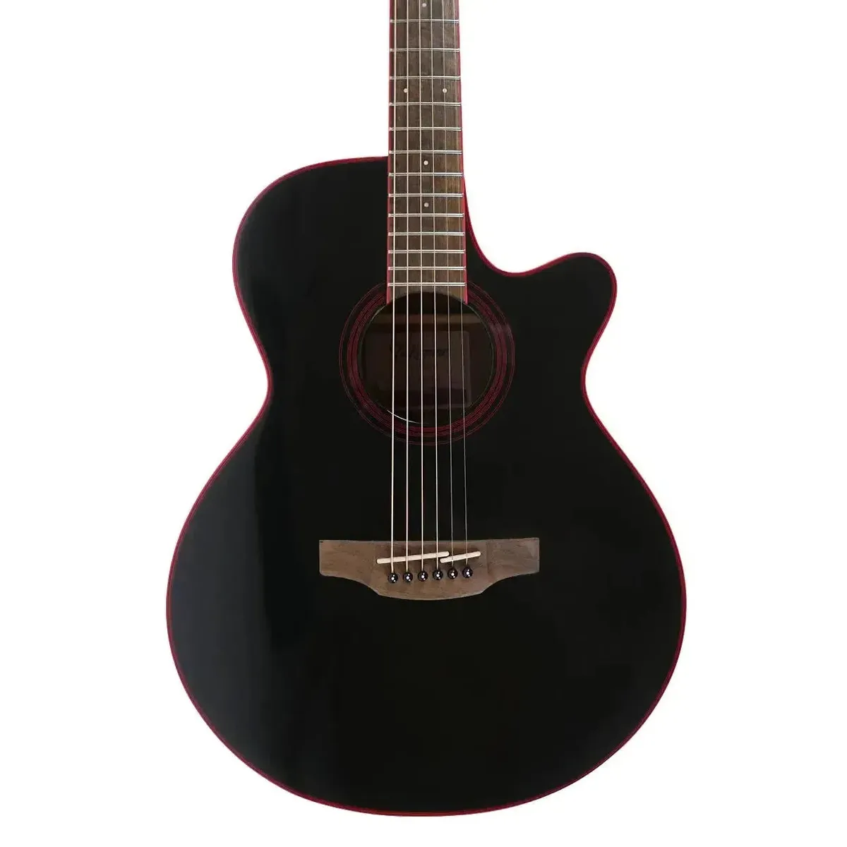 Takamine GF49CE-CB Cosmic Black Sparkle Acoustic-Electric Grand Concert Guitar