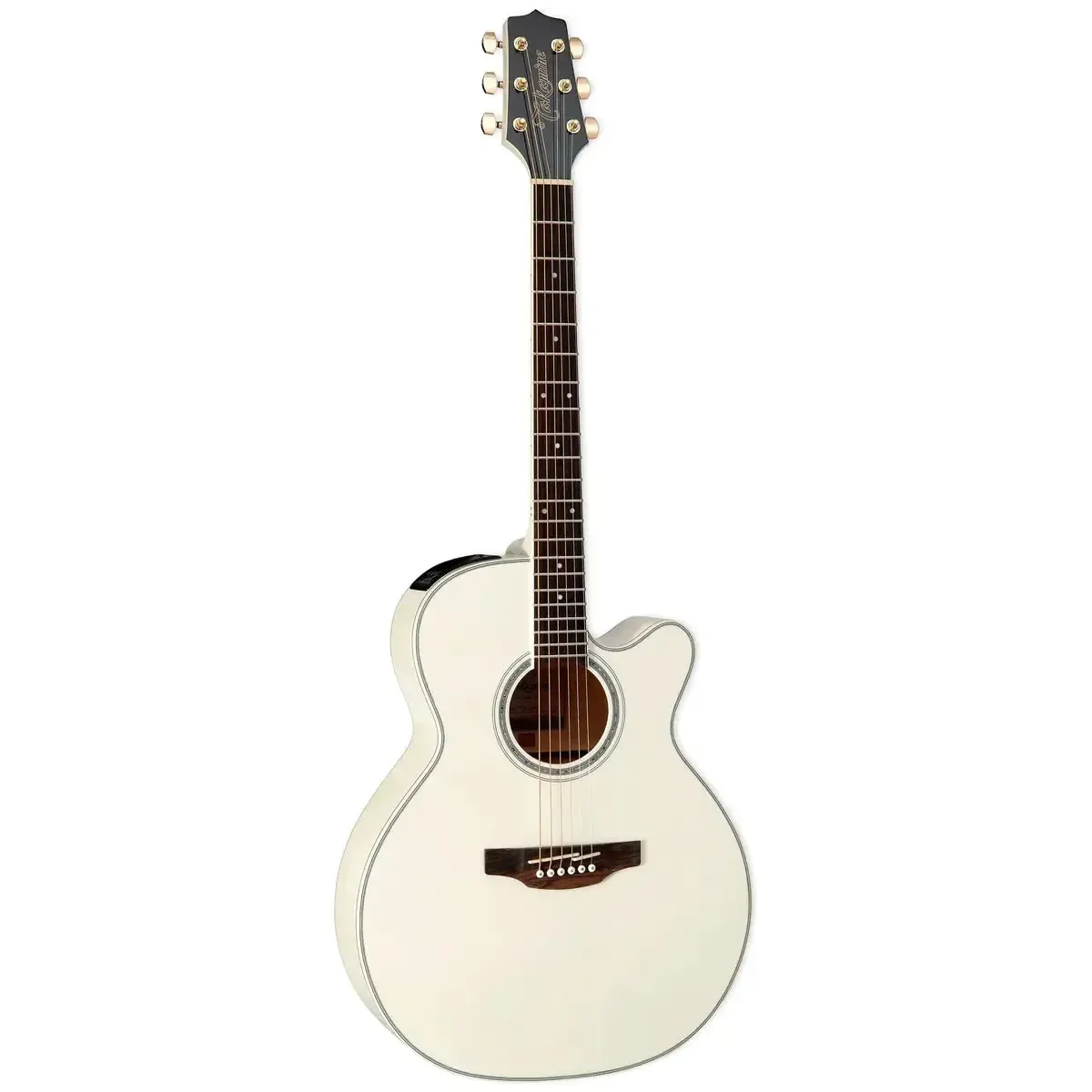 Takamine GN37CE PW Acoustic-Electric Guitar - Pearl White - Image 3