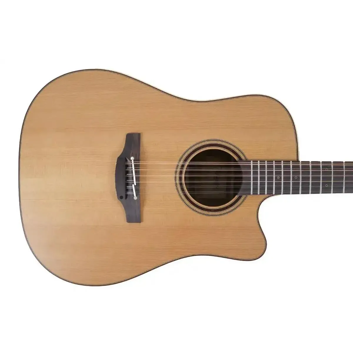 Takamine P3DC-12 Solid Cedar Top 12-String Dreadnought Acoustic-Electric Guitar - Made In Japan