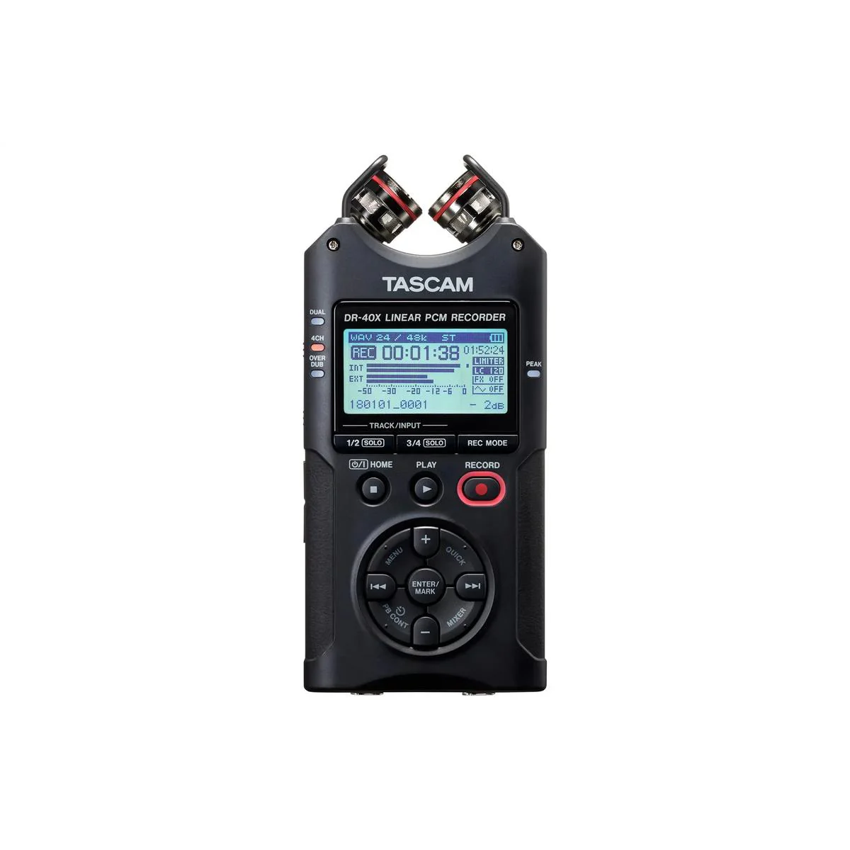 TASCAM DR-40X 4-Track Portable Field Recorder with USB Interface
