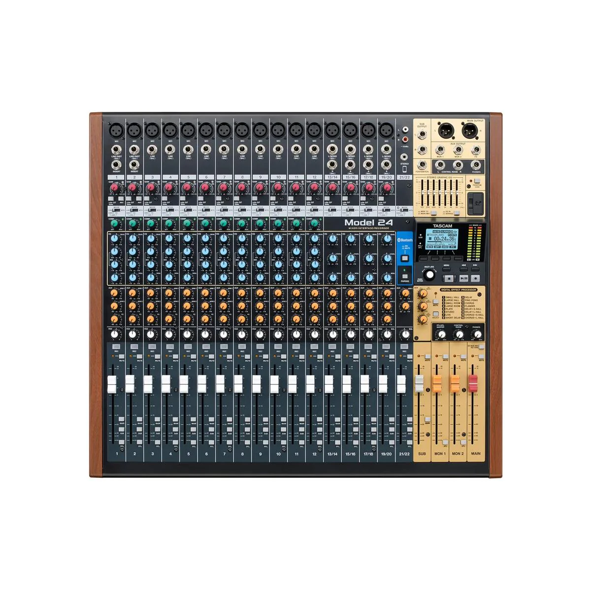 TASCAM Model 24 Multi-Track Live Recording Console
