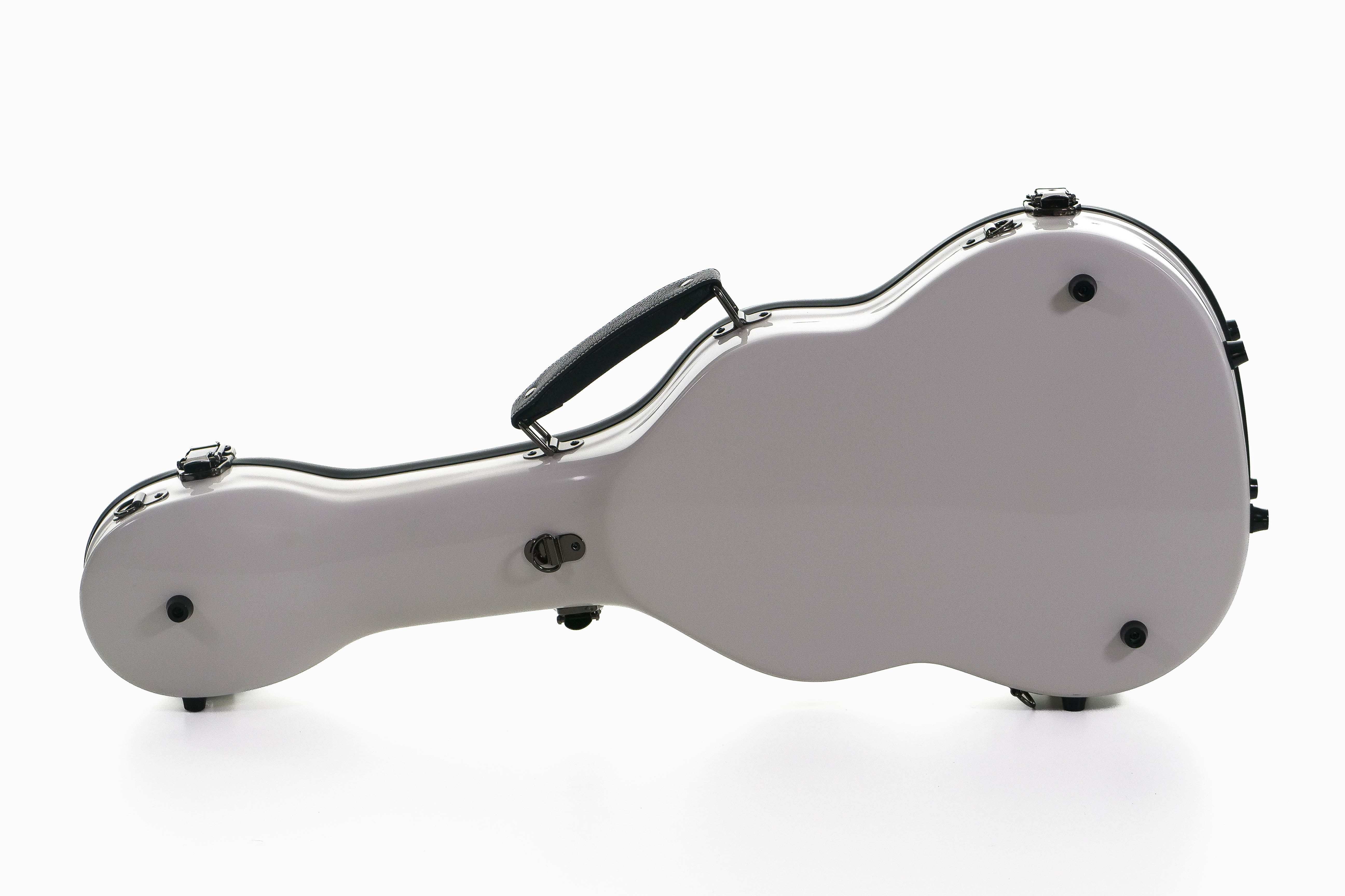 Tenor Ukulele White Fiberglass Hardshell Case - Image 3