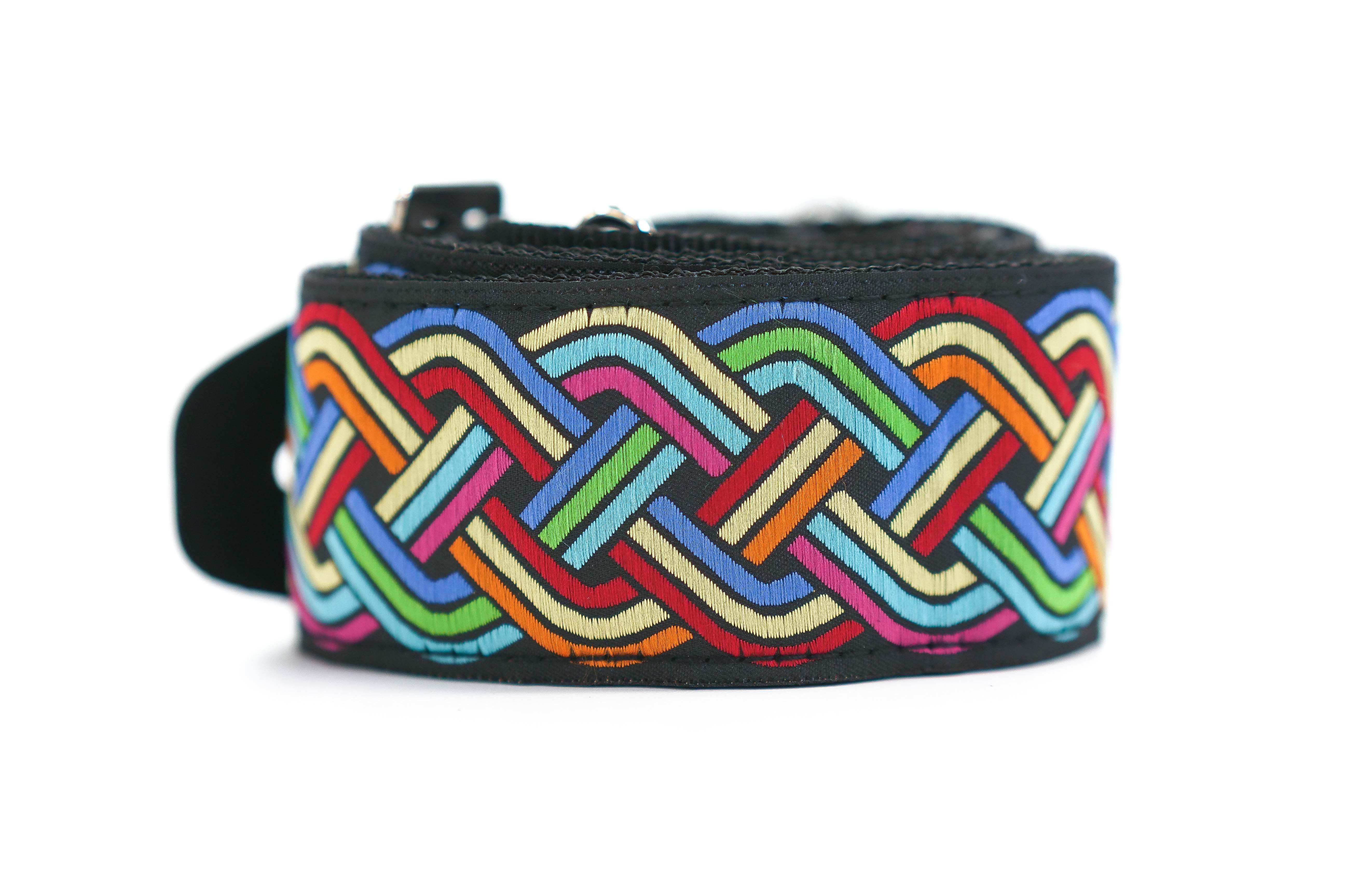 Terry Carter Music Store 2 Inch Deluxe Jacquard Guitar and Ukulele Strap - RETRO BAND - Image 2