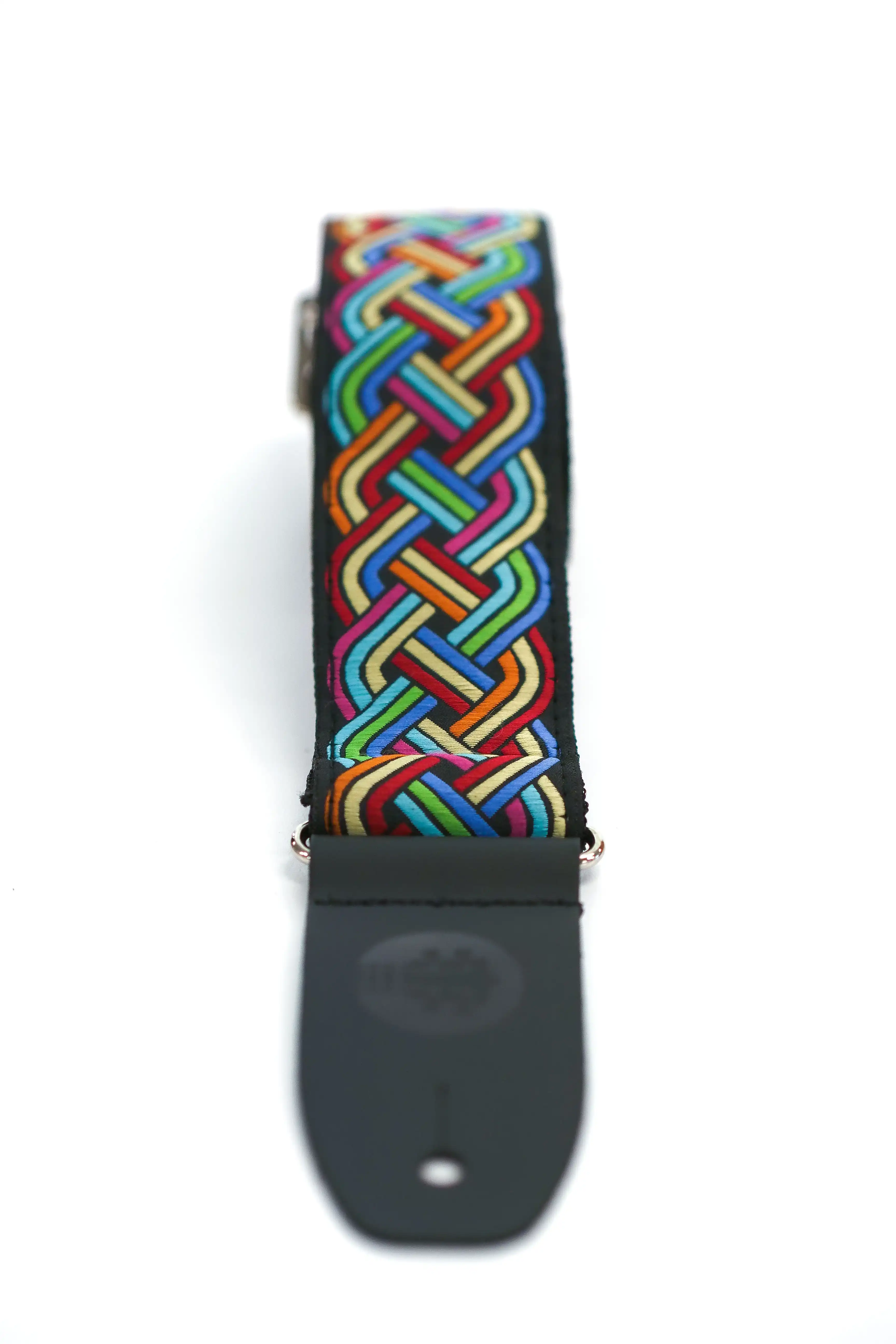 Terry Carter Music Store 2 Inch Deluxe Jacquard Guitar and Ukulele Strap - RETRO BAND - Image 3