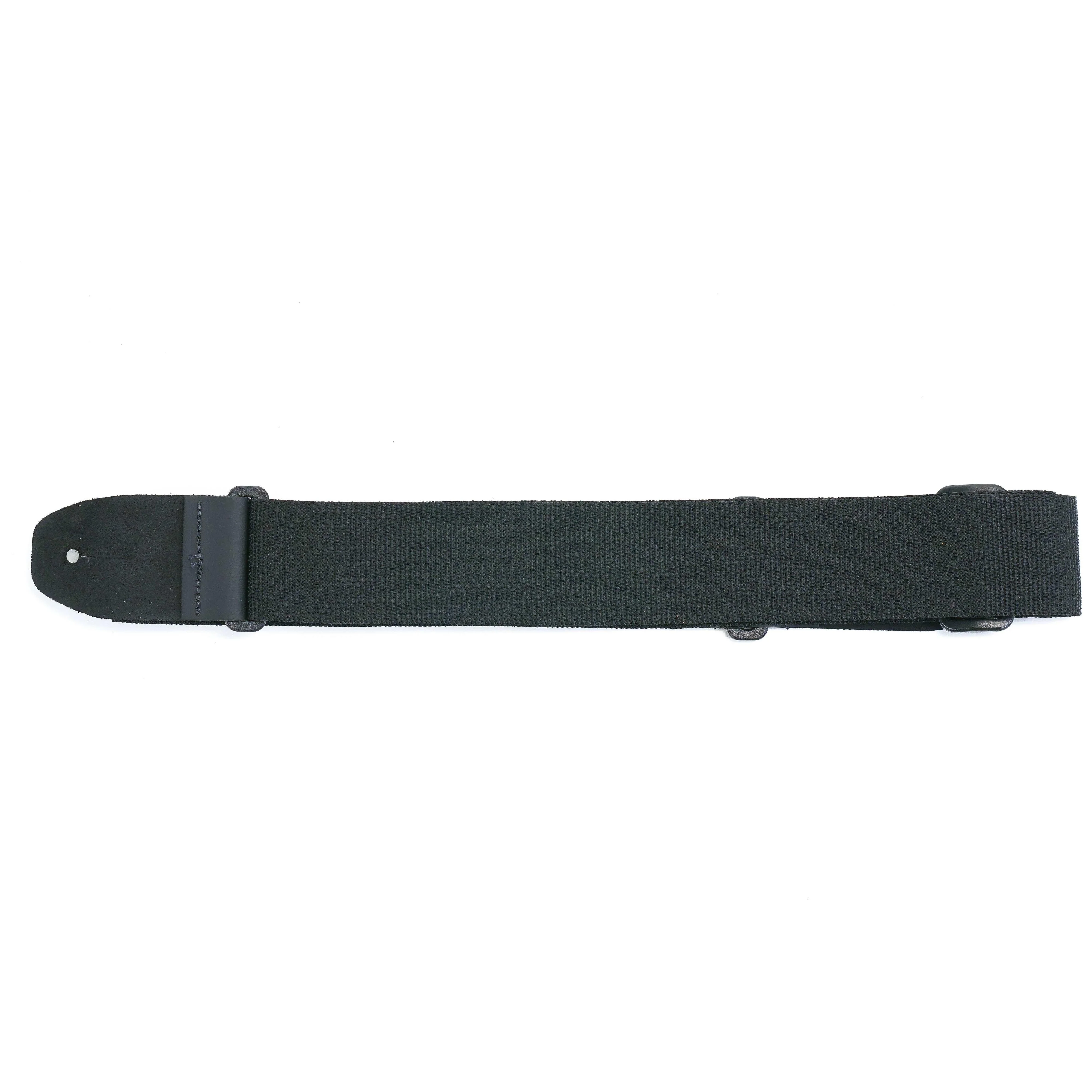 Terry Carter Music Store 2 Inch Poly Guitar Strap - BLACK - Image 3