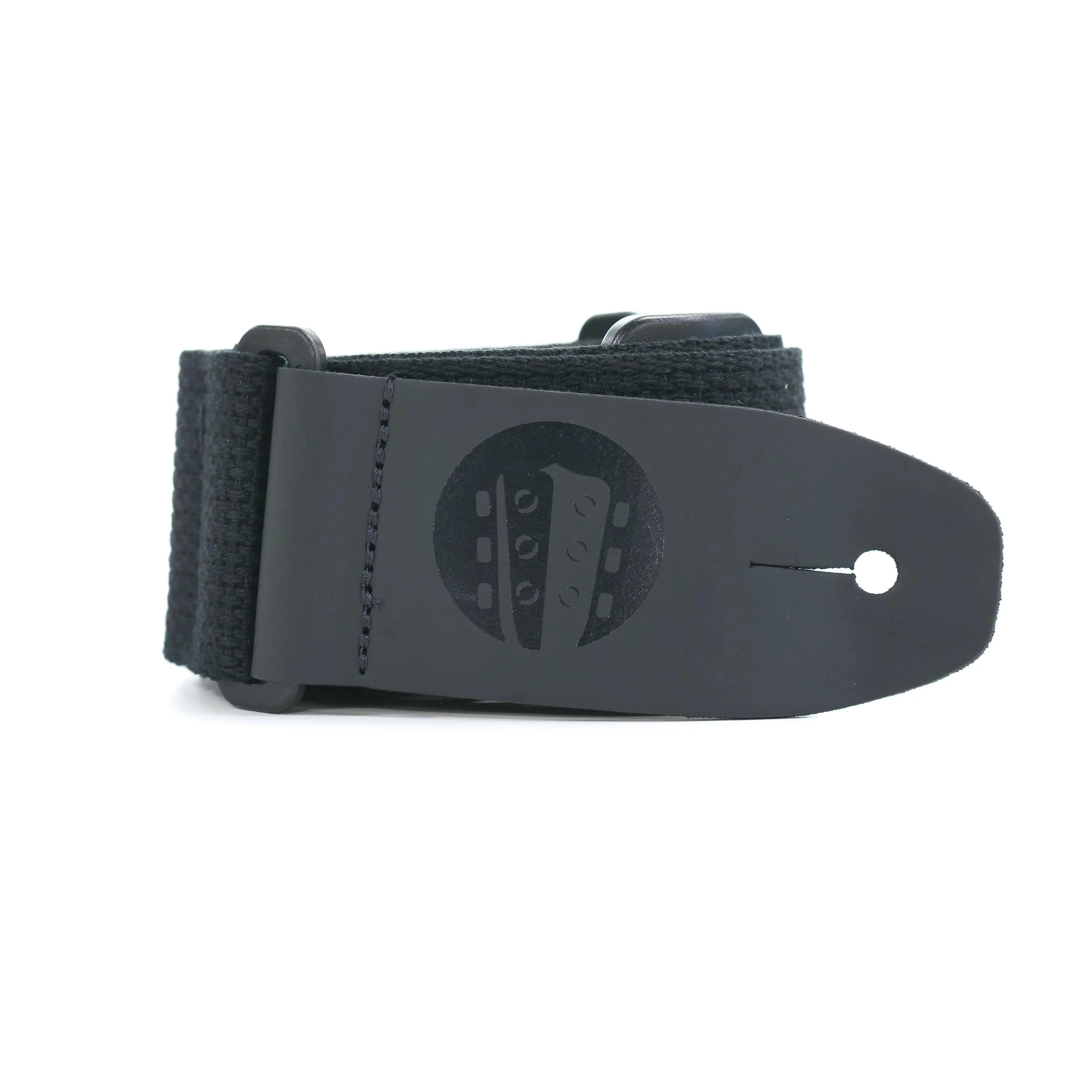 Terry Carter Music Store 2 Inch Woven Cotton Guitar Strap - BLACK - Image 2