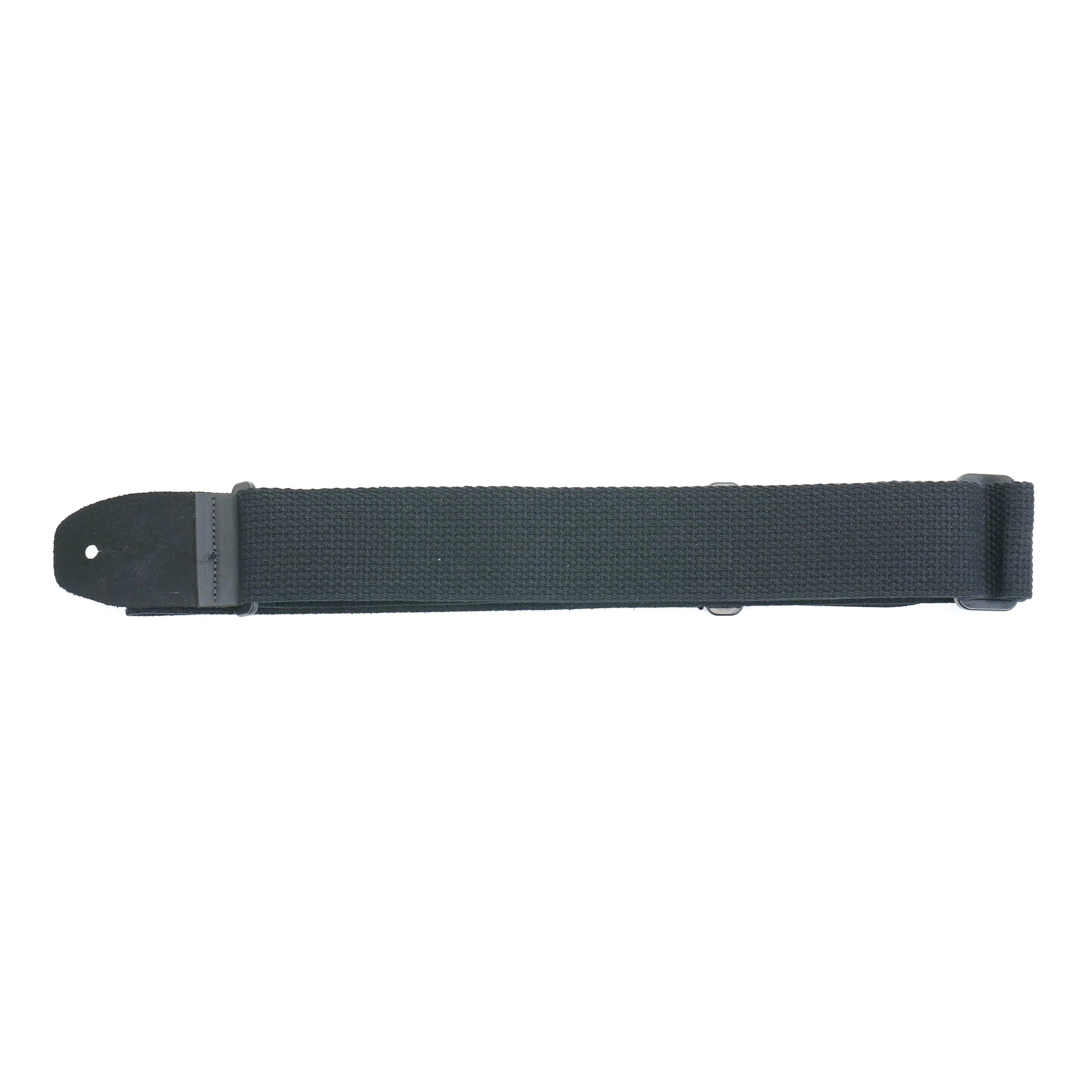 Terry Carter Music Store 2 Inch Woven Cotton Guitar Strap - BLACK - Image 3