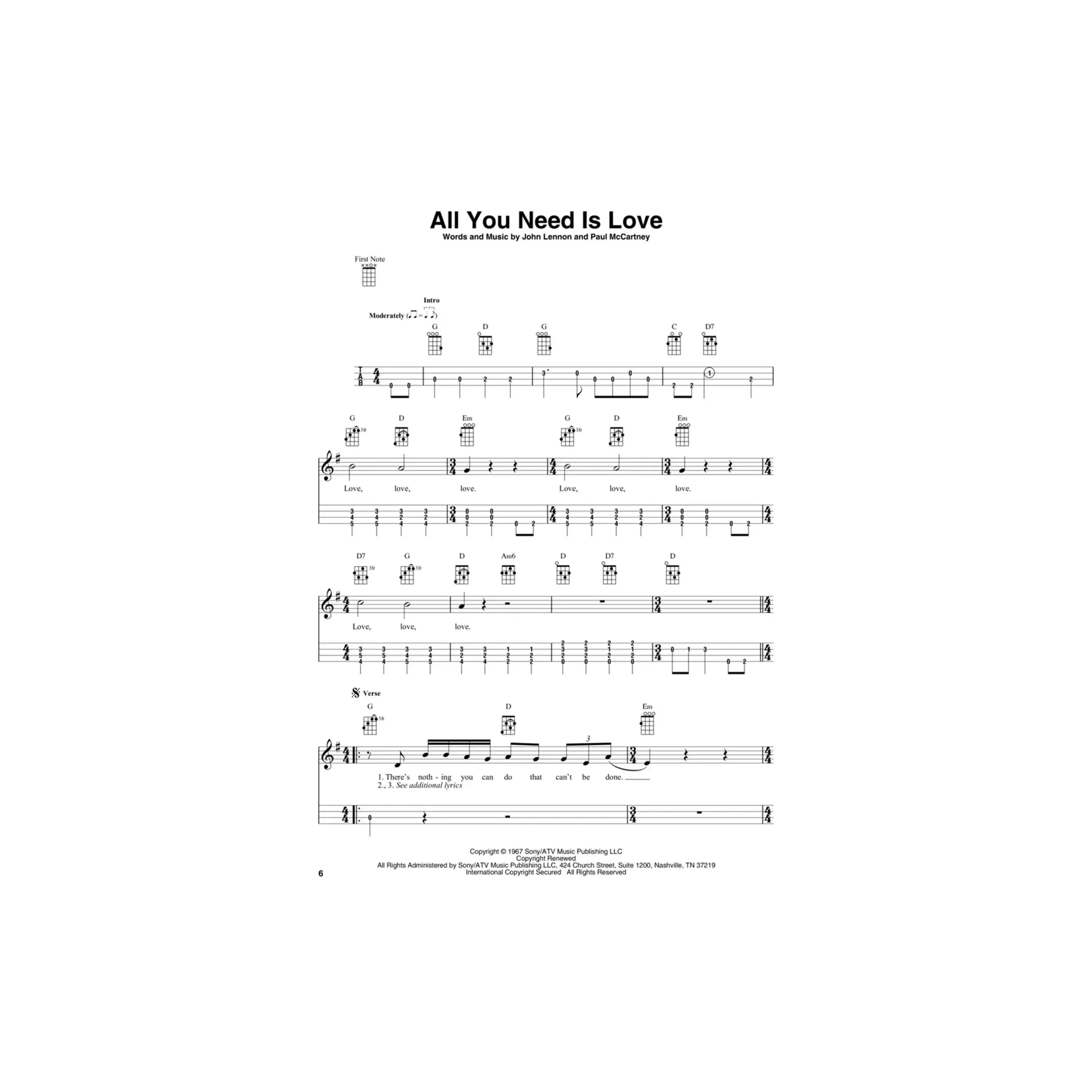 The Beatles for Baritone Ukulele - Image 4