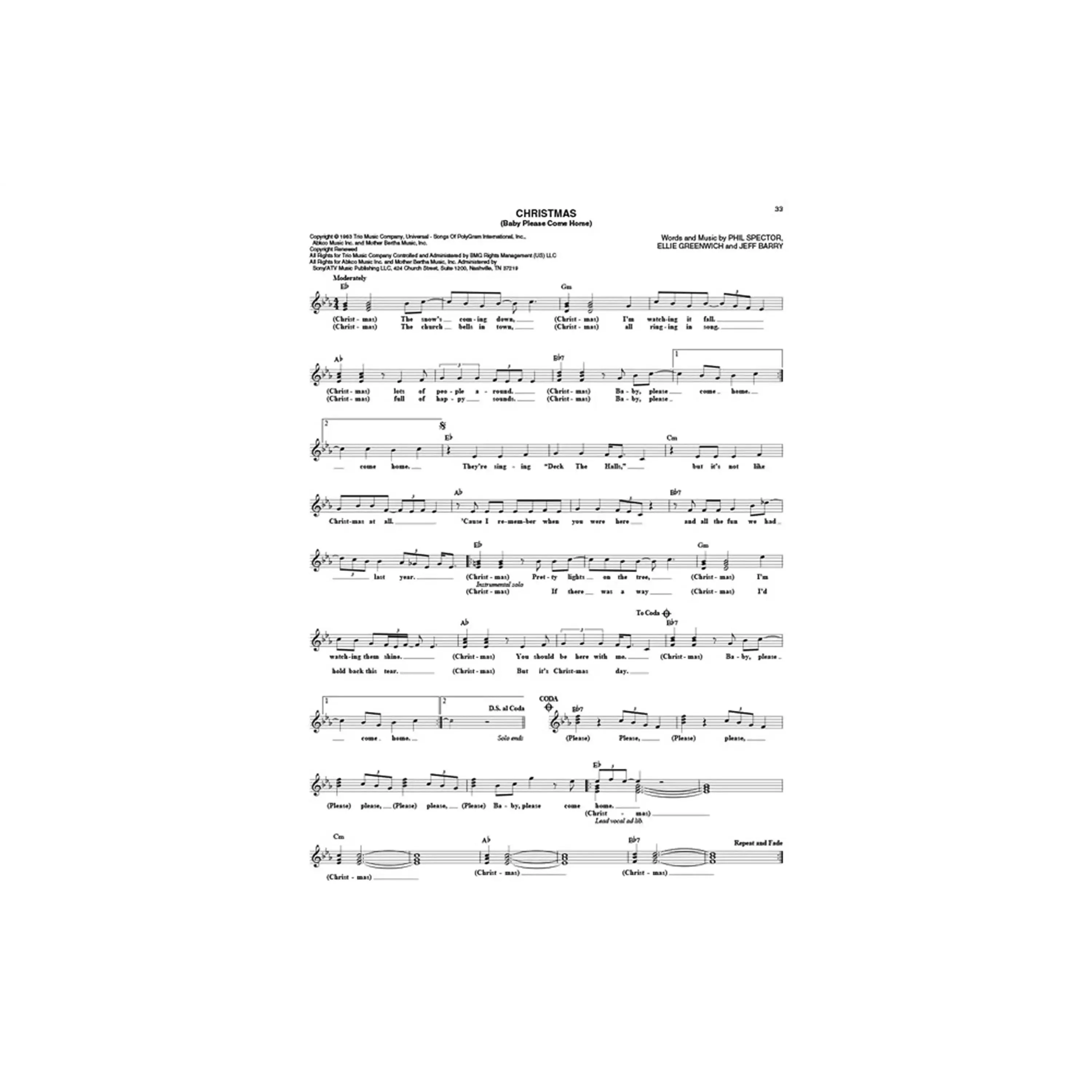 The Ultimate Christmas Fake Book – 6th Edition for Piano, Vocal, Guitar, Electronic Keyboard & All “C” Instruments - Image 4