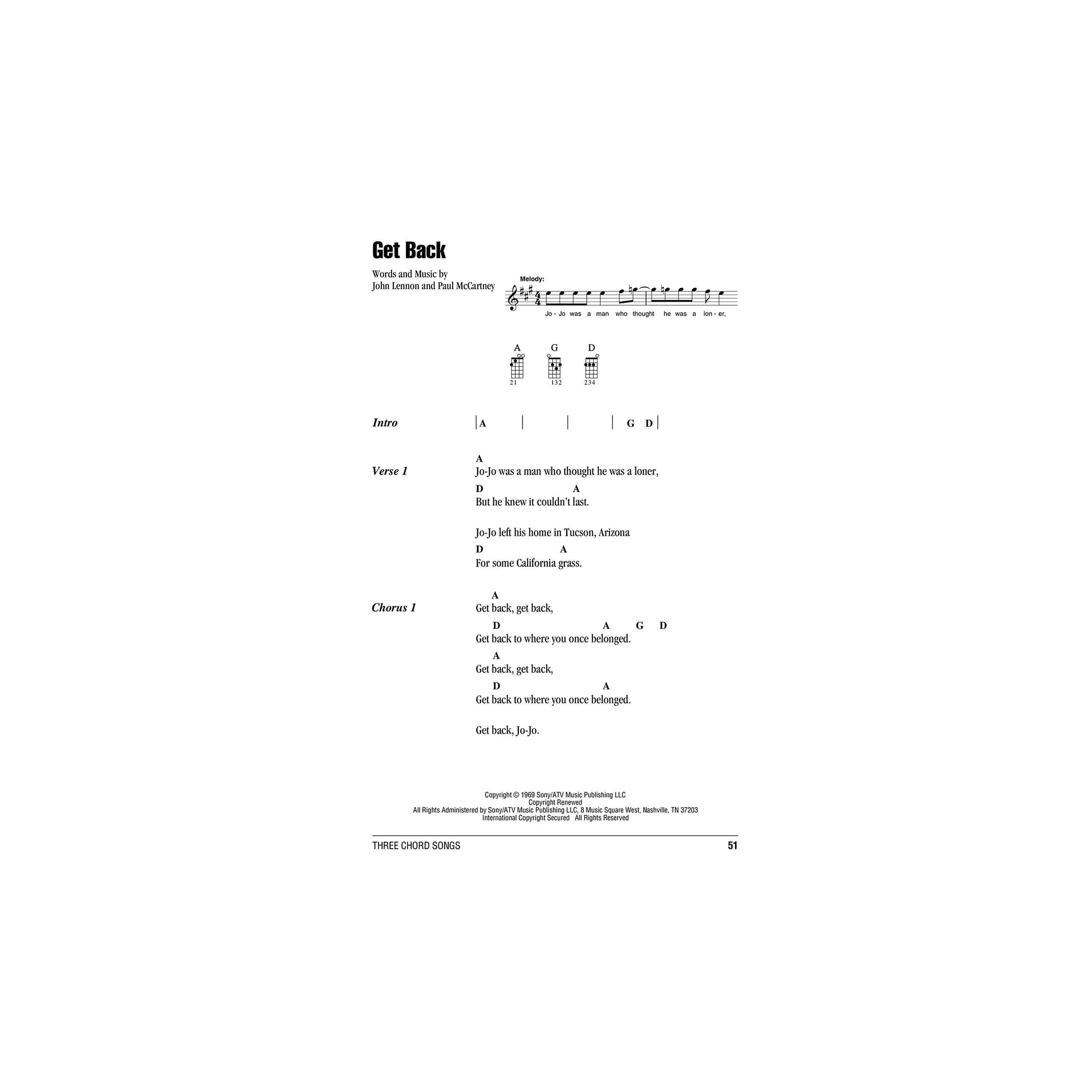 The Three Chord Songs Book - Ukulele - Image 4