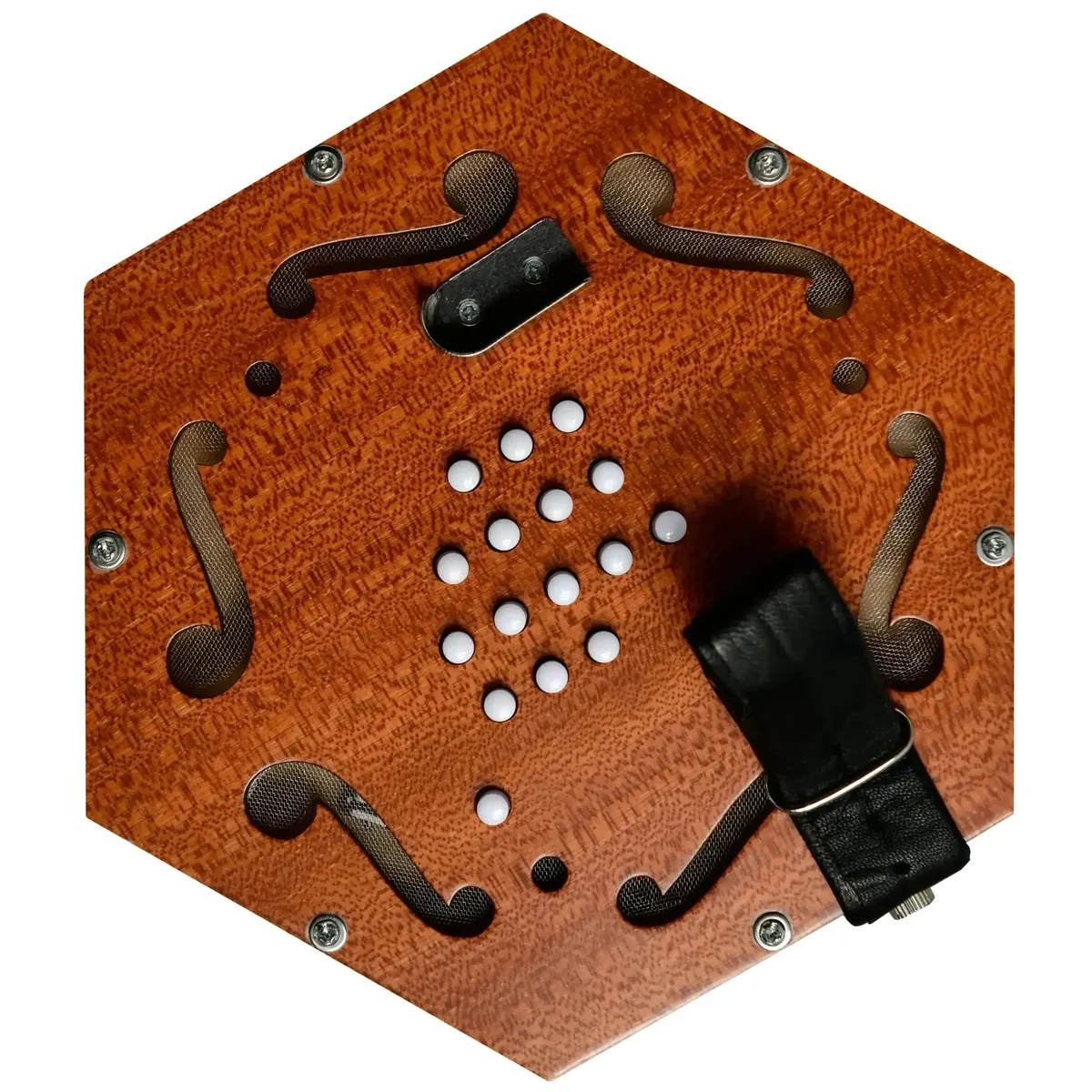 Trinity College AP-2230A English-Style Concertina – 30-button – Light Brown - Image 3