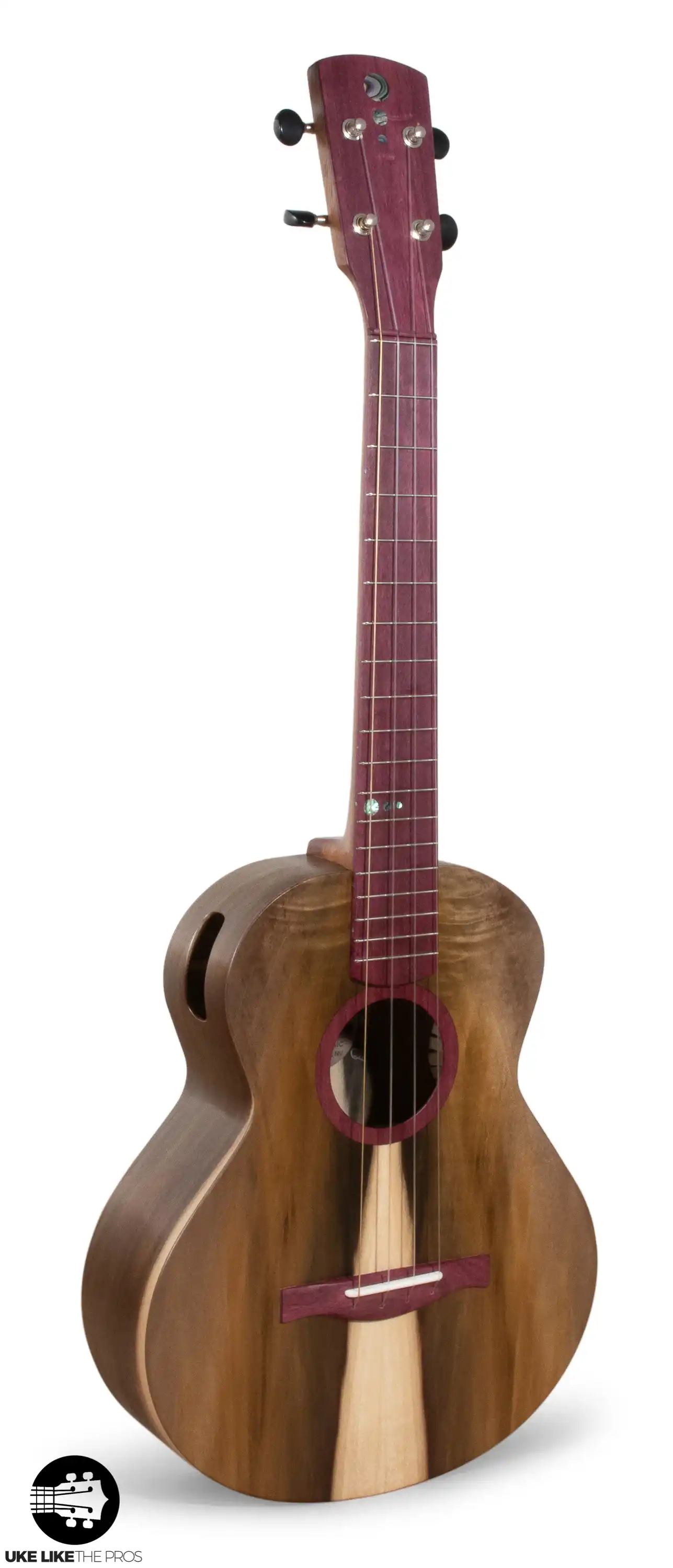 Tyde Music Custom Tenor Ukulele Stunning Rainbow Poplar "Bifrost" - Image 3