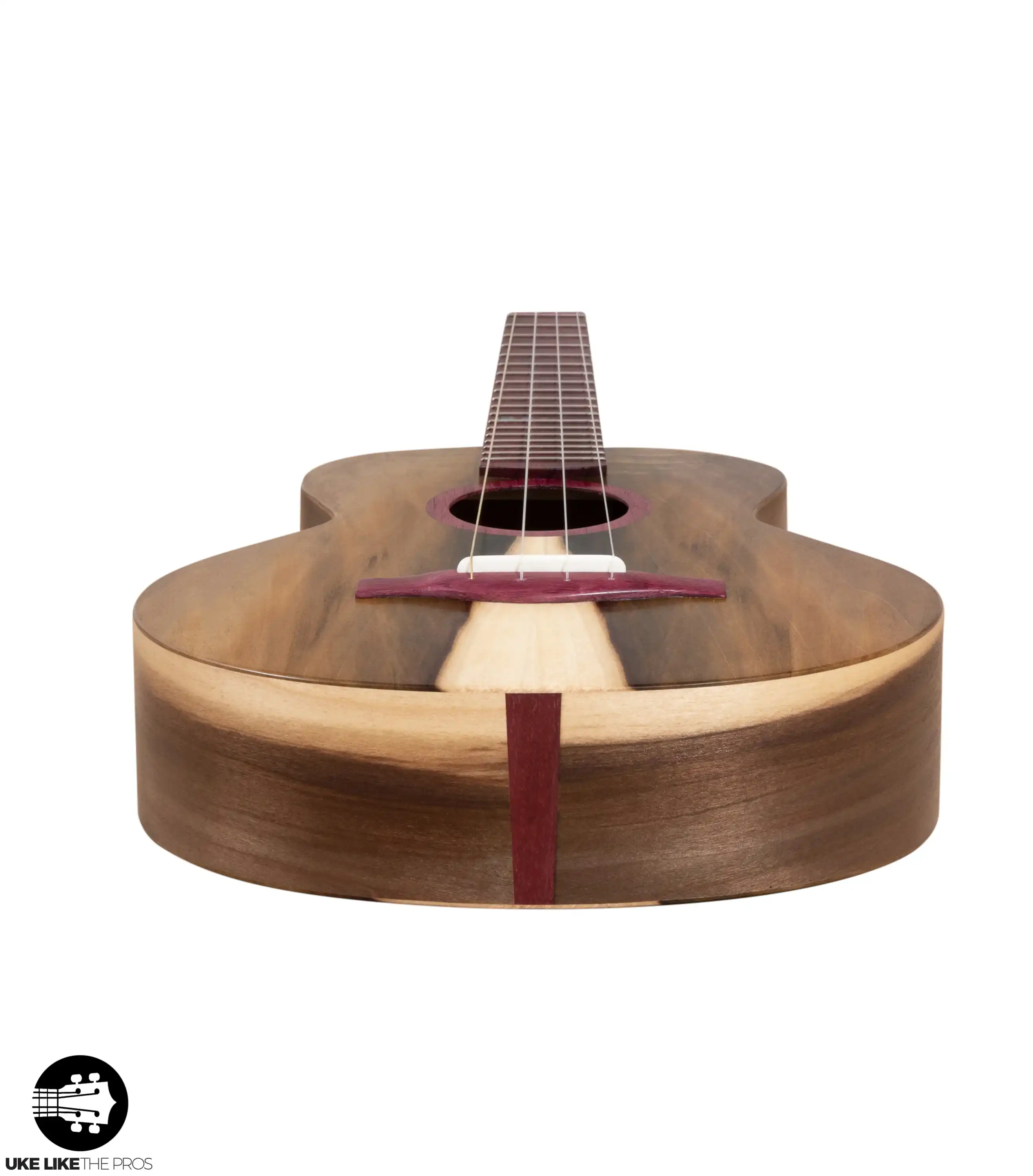 Tyde Music Custom Tenor Ukulele Stunning Rainbow Poplar "Bifrost" - Image 8