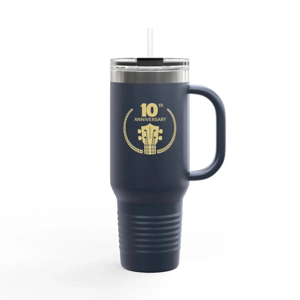 Uke Like The Pros 10th Anniversary 40oz Insulated Travel Mug - Image 2