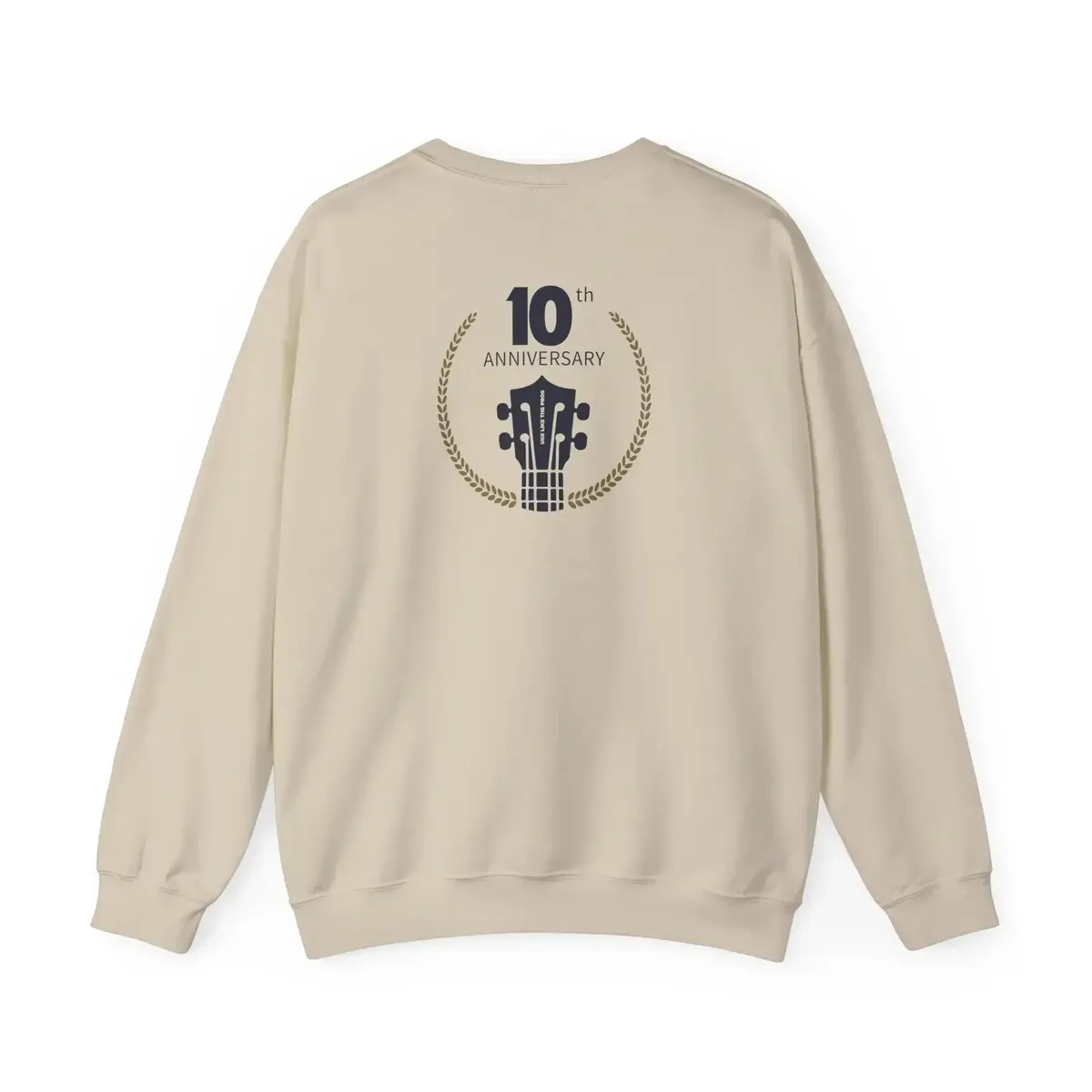 Uke Like The Pros 10th Anniversary Crewneck Sweatshirt - Image 3