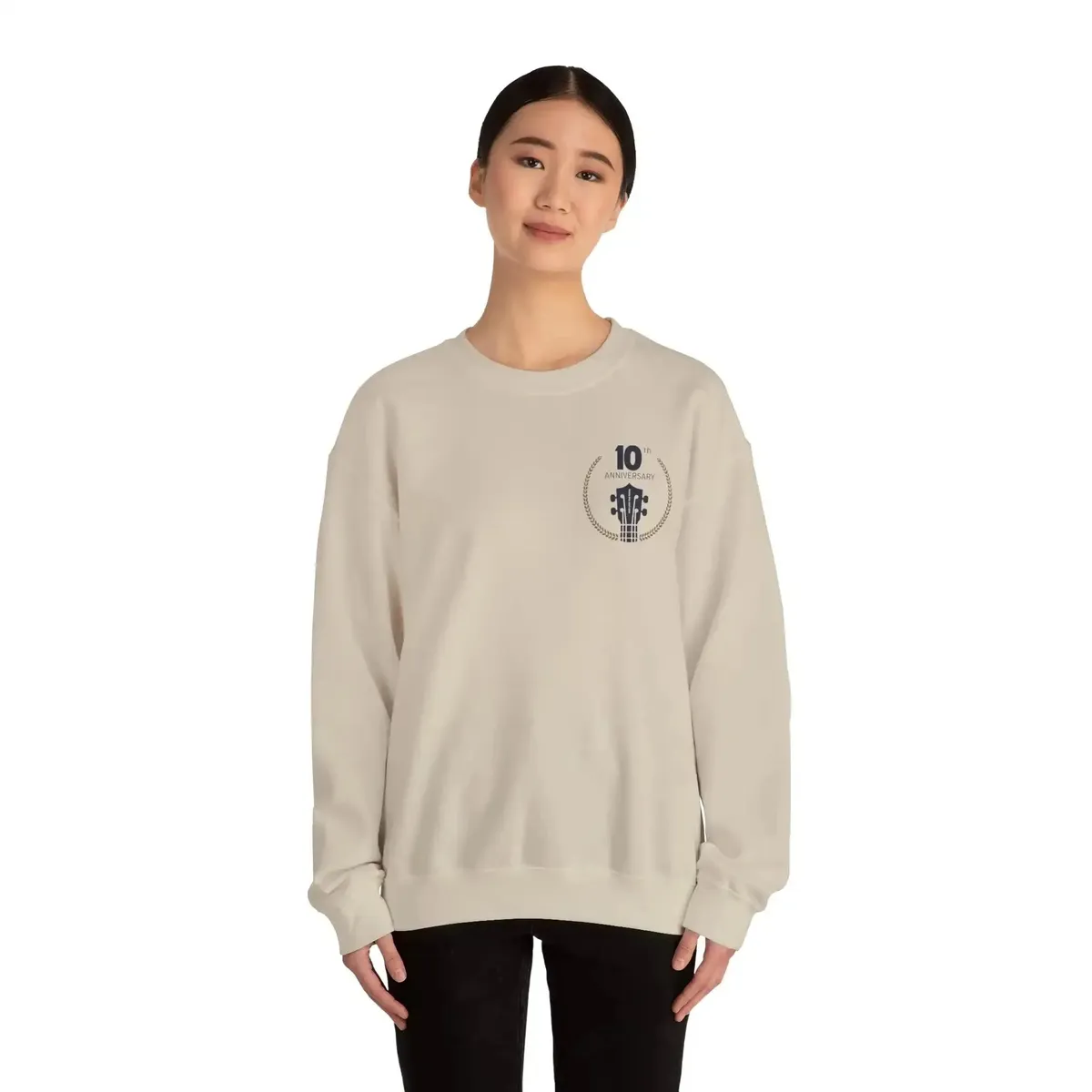 Uke Like The Pros 10th Anniversary Crewneck Sweatshirt - Image 5