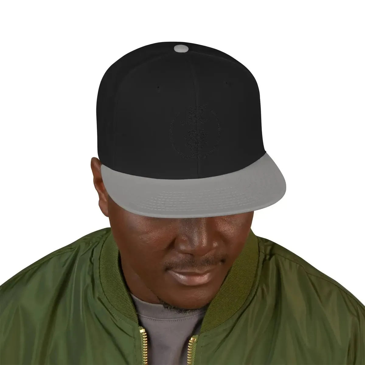 Uke Like The Pros 10th Anniversary Embroidered Snapback Hat - Black Logo - Image 29