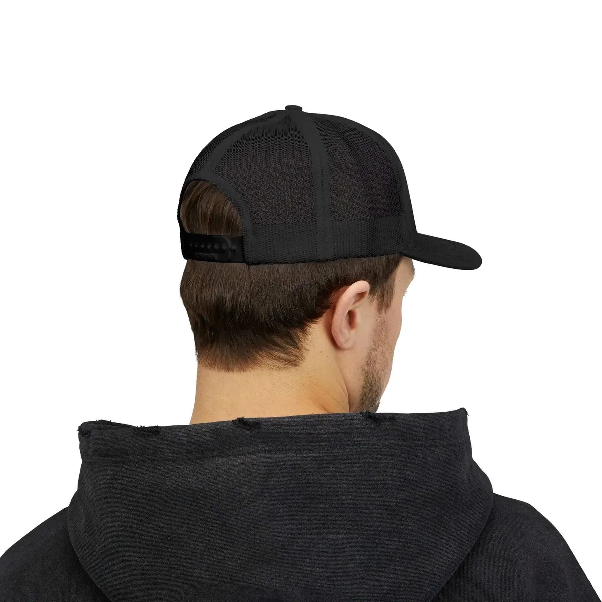 Uke Like The Pros 10th Anniversary Embroidered Trucker Hat - Black Logo - Image 7