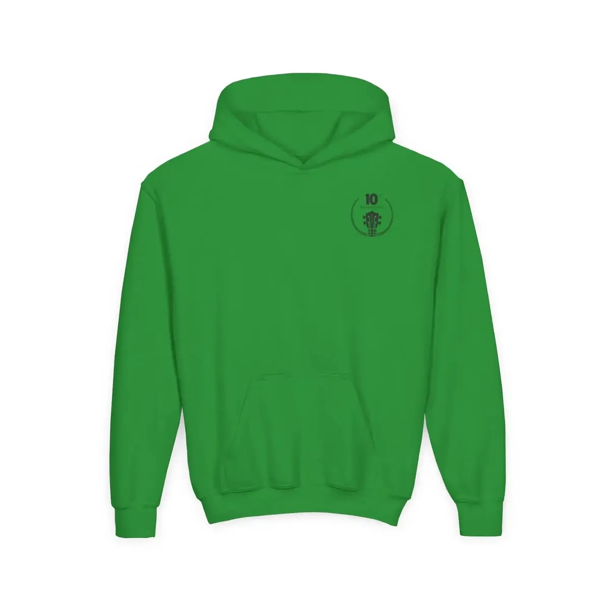 Uke Like The Pros 10th Anniversary Youth Hoodie - Black Logo - Image 13