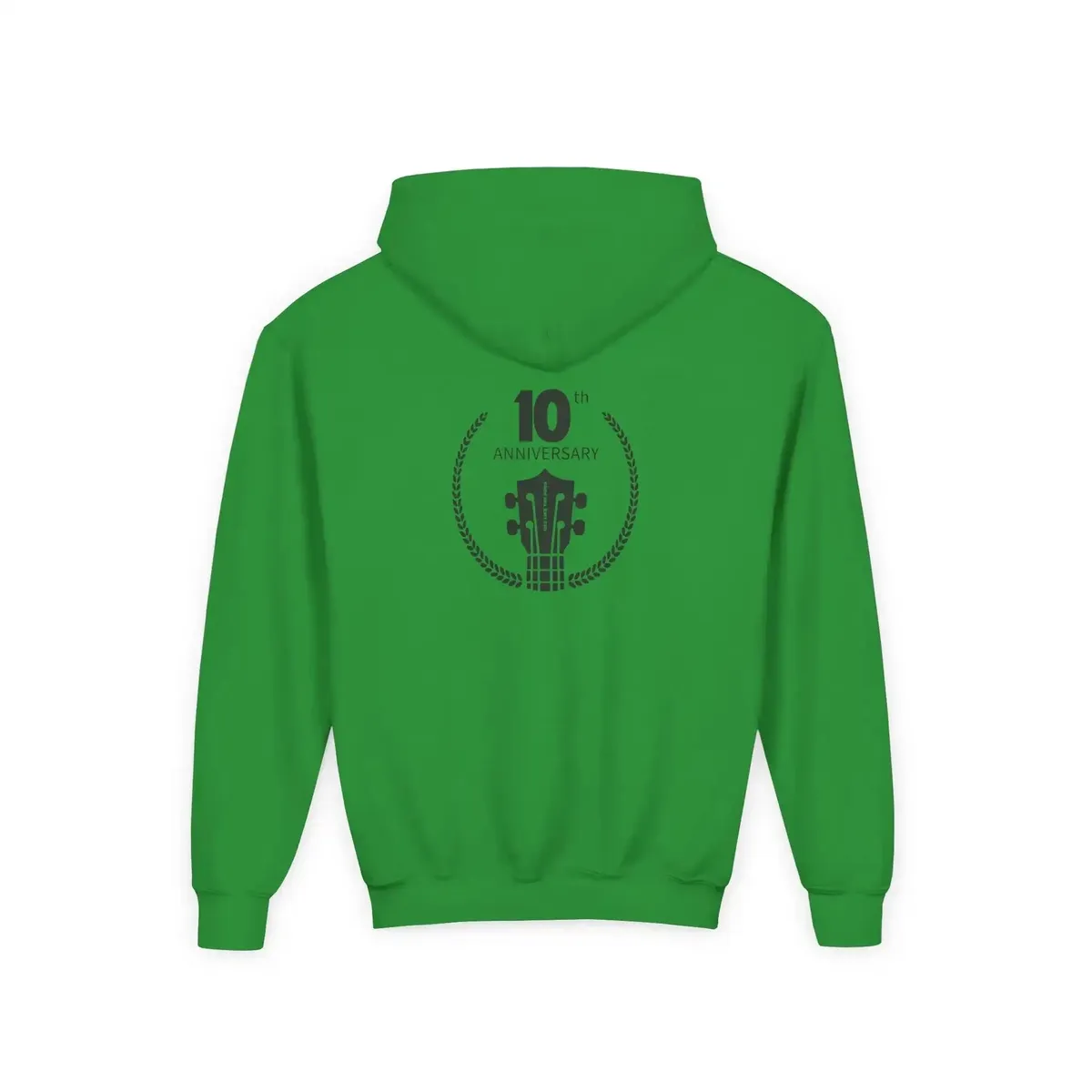Uke Like The Pros 10th Anniversary Youth Hoodie - Black Logo - Image 14