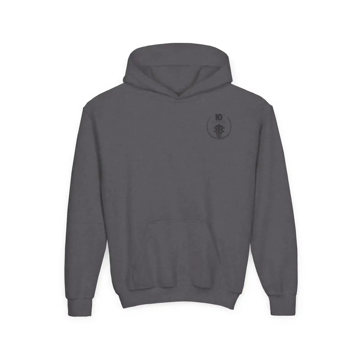 Uke Like The Pros 10th Anniversary Youth Hoodie - Black Logo - Image 15