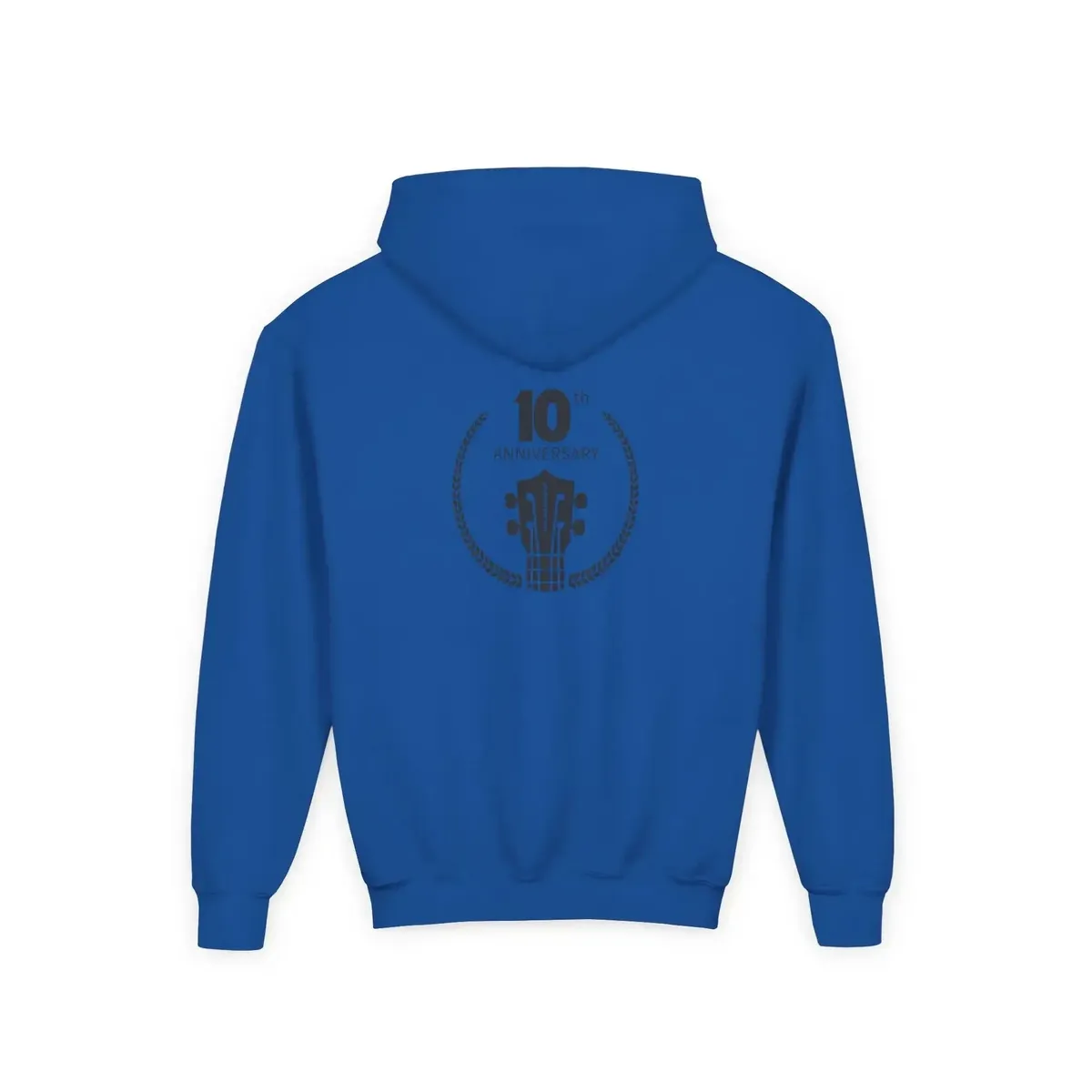 Uke Like The Pros 10th Anniversary Youth Hoodie - Black Logo - Image 20