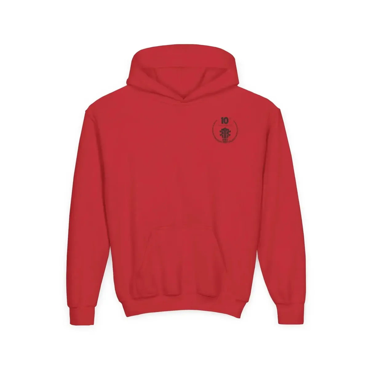 Uke Like The Pros 10th Anniversary Youth Hoodie - Black Logo - Image 27