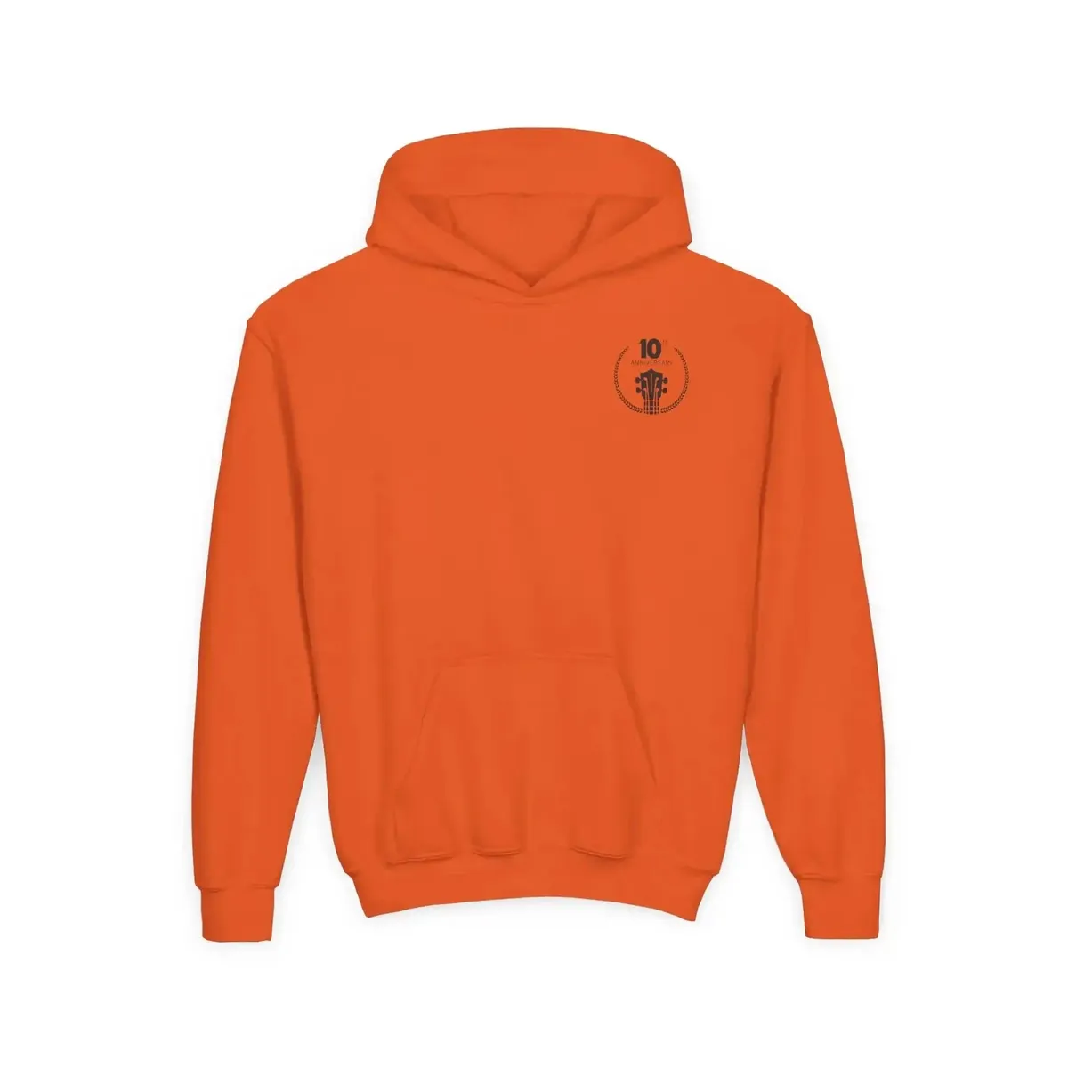 Uke Like The Pros 10th Anniversary Youth Hoodie - Black Logo - Image 7