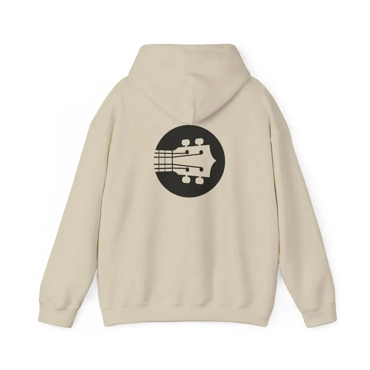 Uke Like The Pros Hoodie - Black Logo Pullover - Image 19
