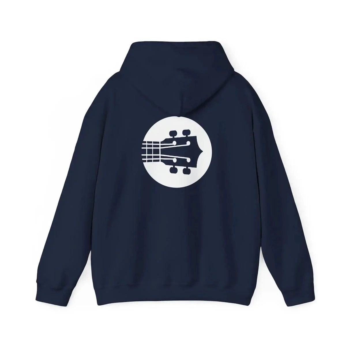 Uke Like The Pros Hoodie - White Logo Pullover - Image 33