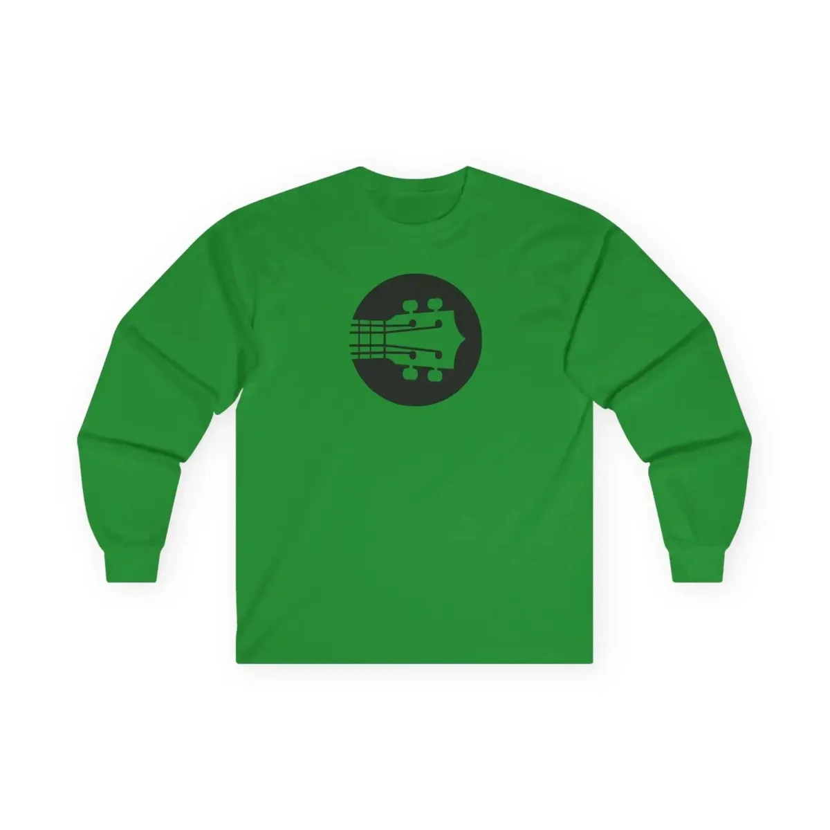 Uke Like The Pros Long Sleeve T-Shirt - Black Logo - Image 10