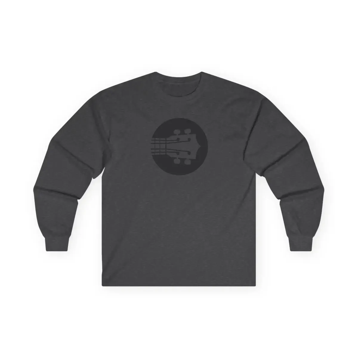 Uke Like The Pros Long Sleeve T-Shirt - Black Logo - Image 11