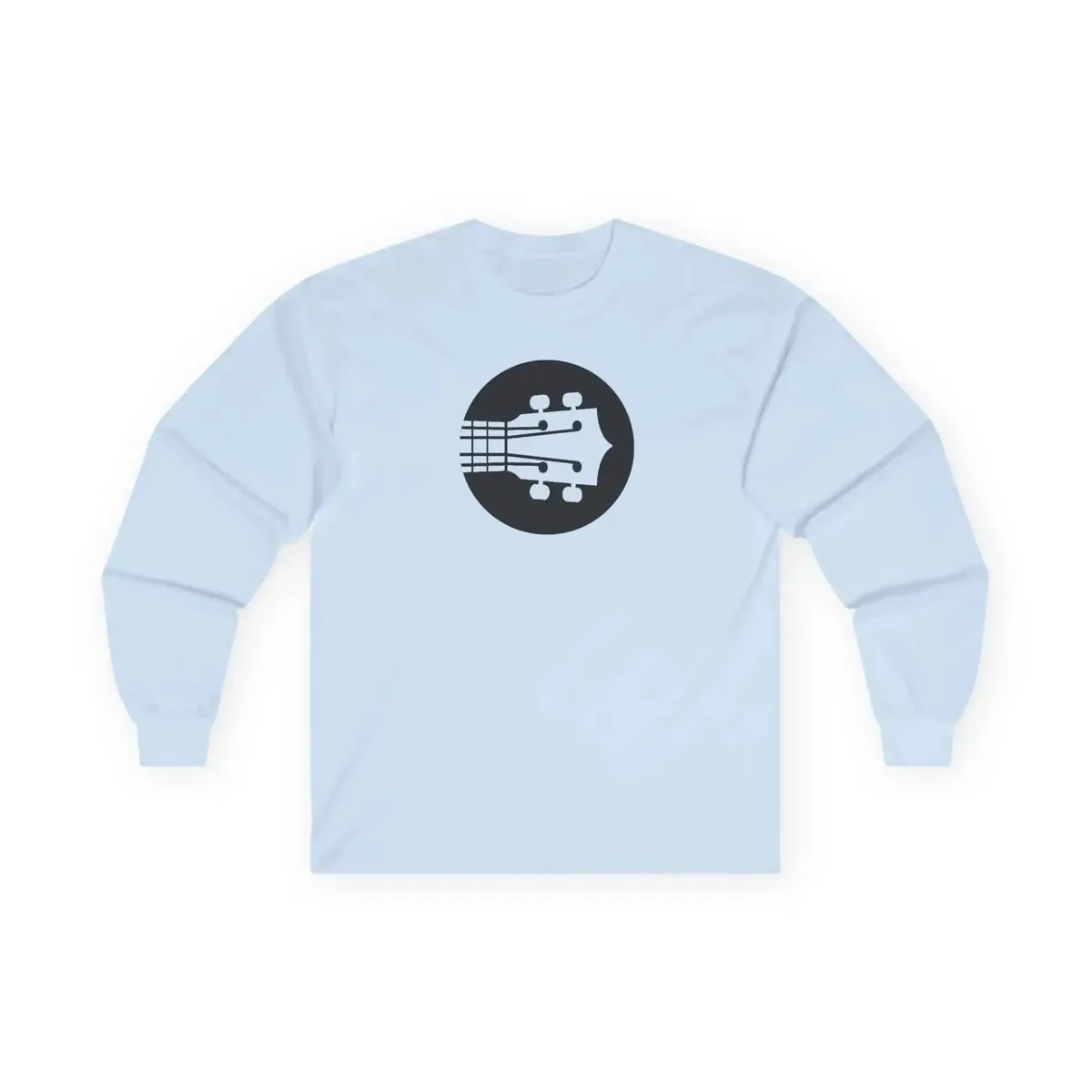 Uke Like The Pros Long Sleeve T-Shirt - Black Logo - Image 14
